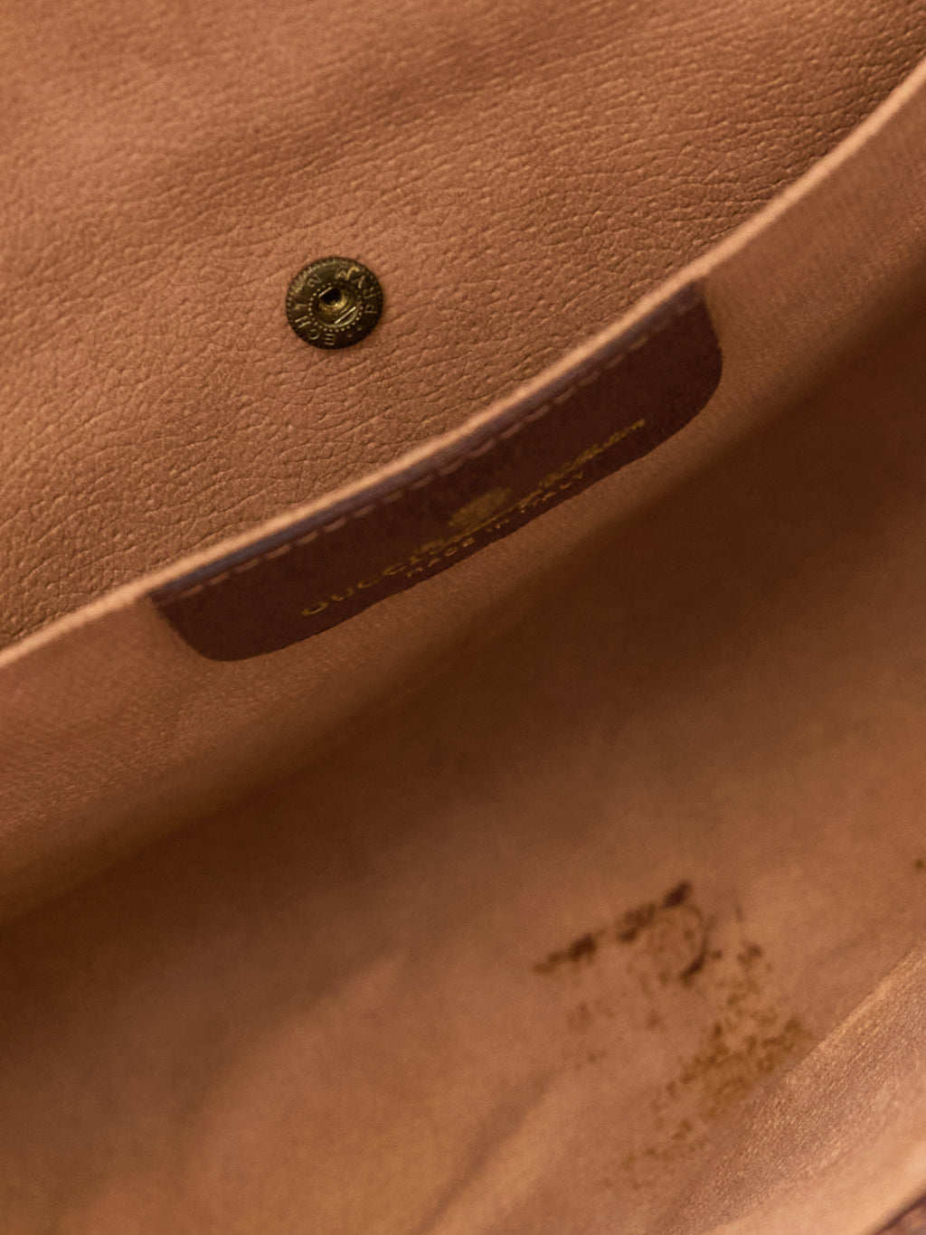 90's Gucci Brown Monomgram GG Clutch