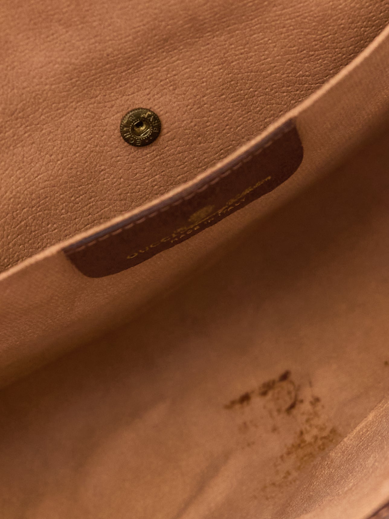 90's Gucci Brown Monomgram GG Clutch