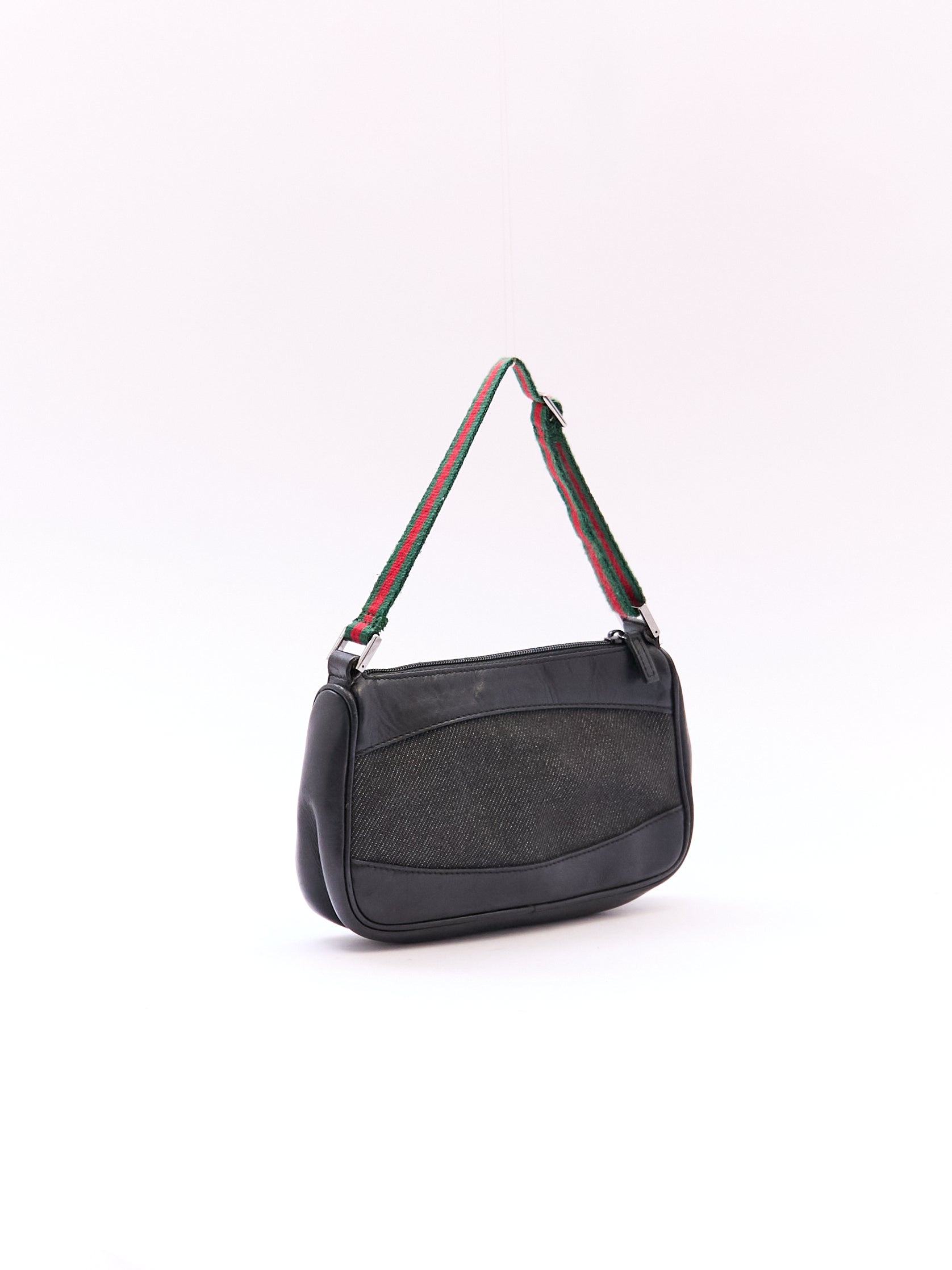 Gucci Black Sherry Canvas Pouch