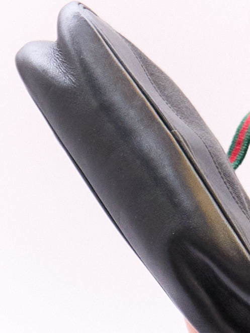 Gucci Black Sherry Canvas Pouch