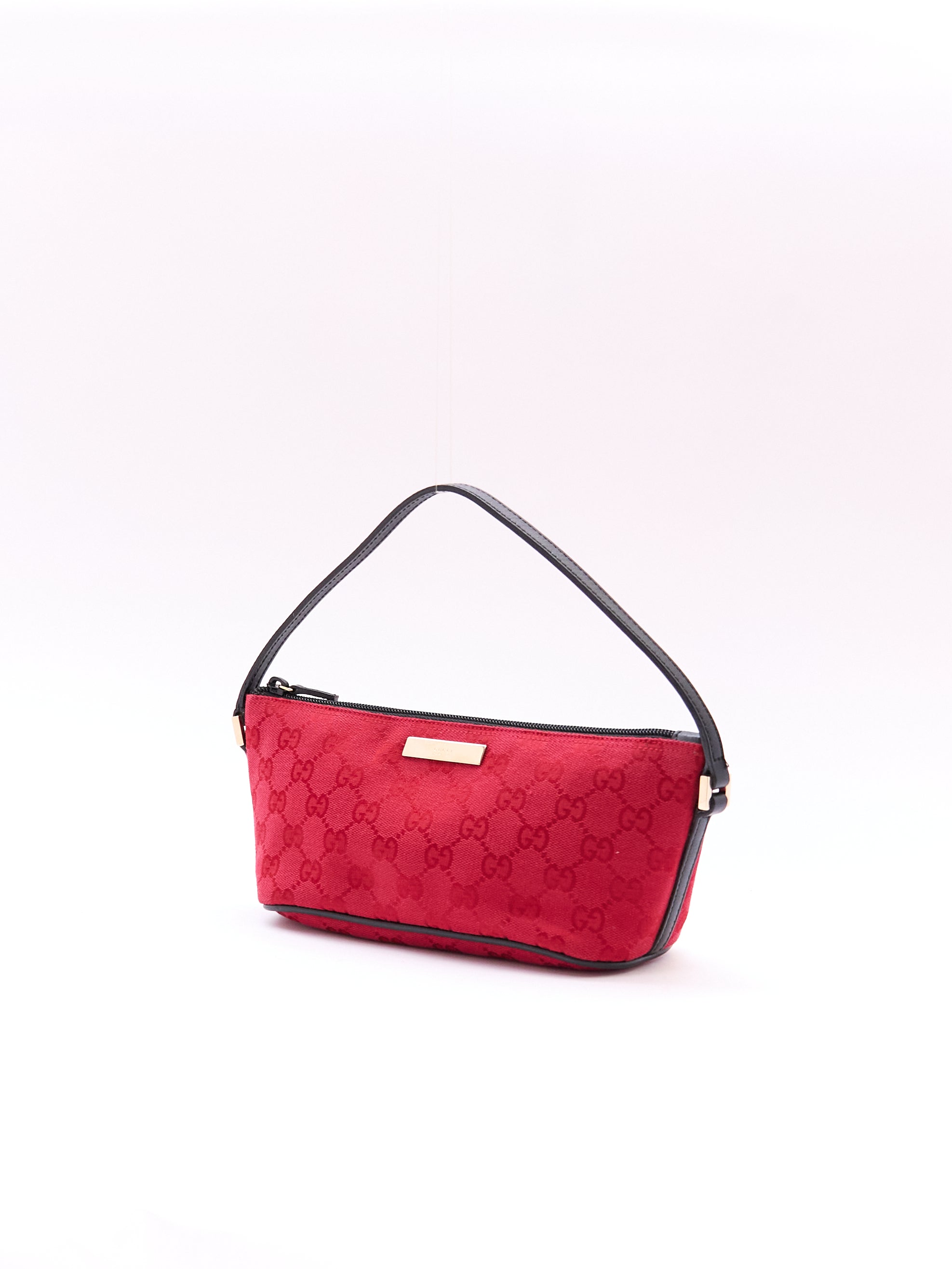 Gucci Red GG Monogram Pochette