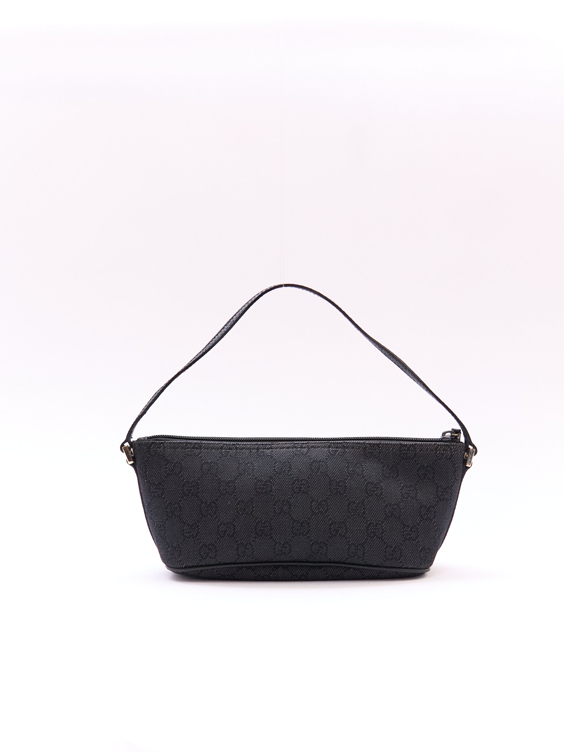 Gucci Black Monogram Pochette