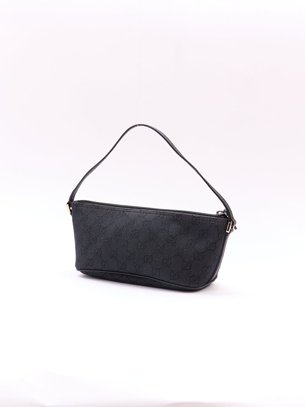 Gucci Black Monogram Pochette