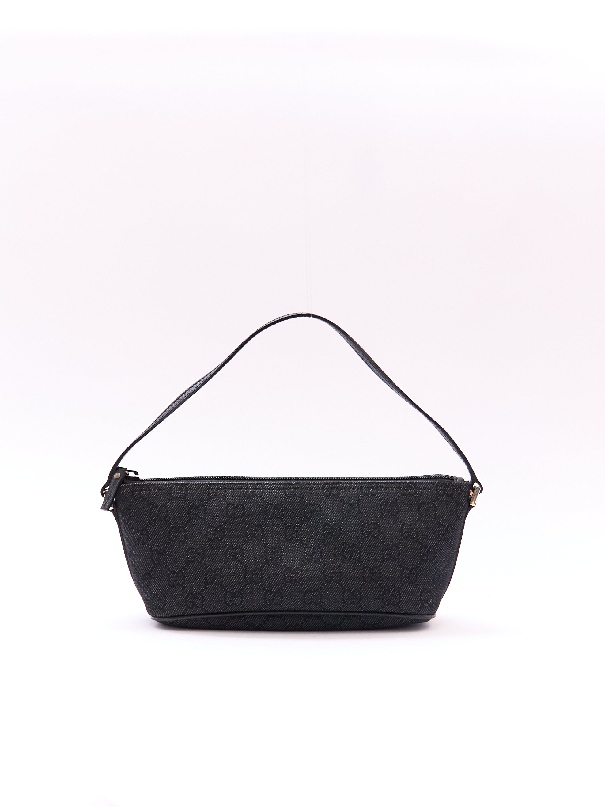Gucci Black Monogram Pochette