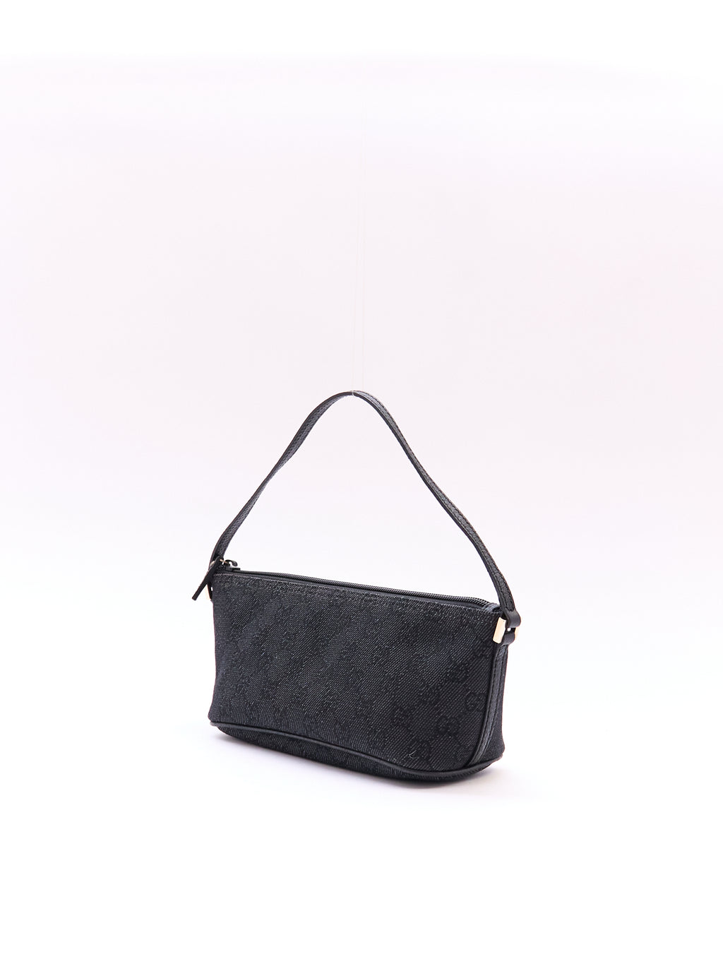 Gucci Black Monogram Pochette