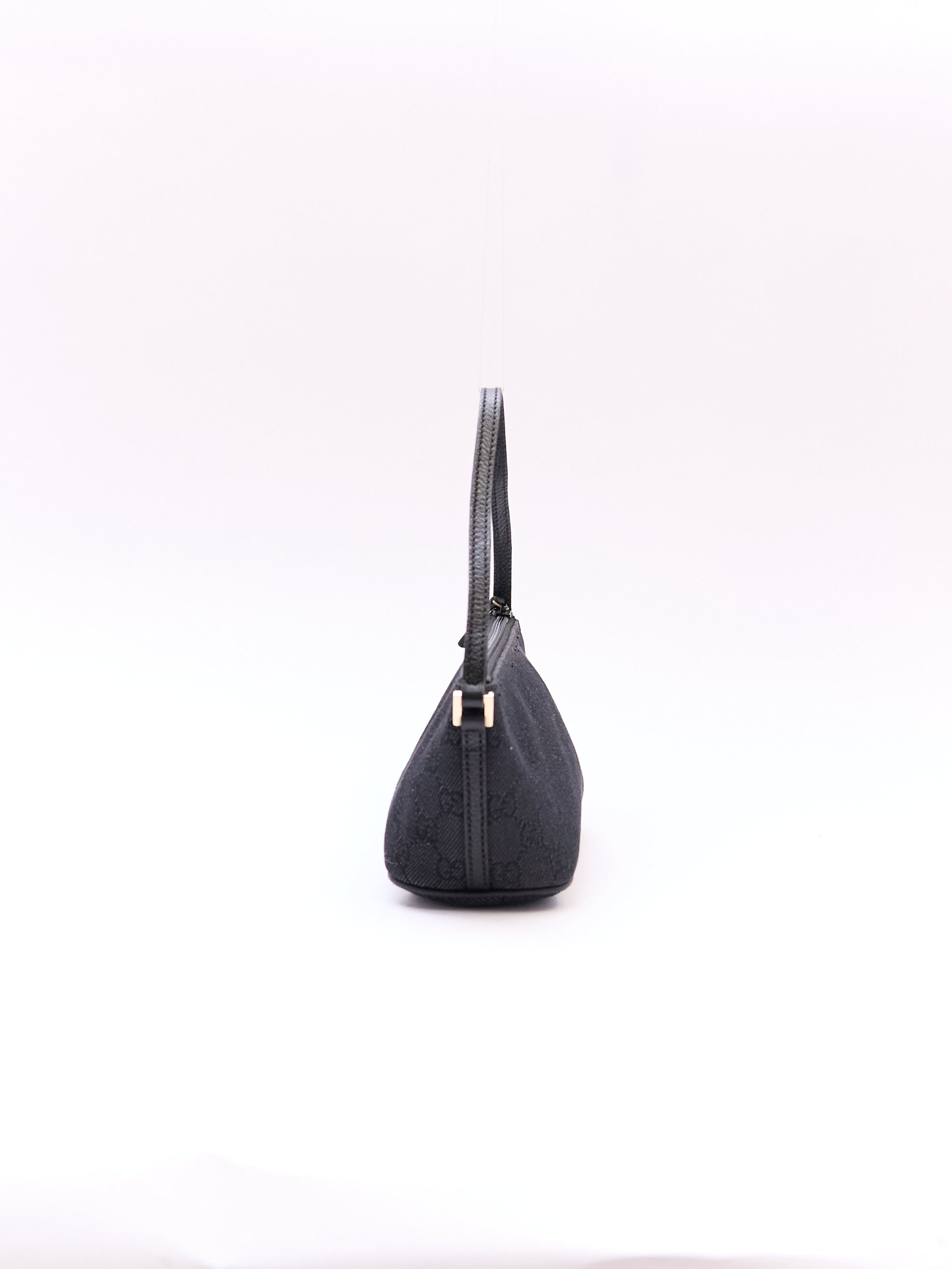 Gucci Black Monogram Pochette