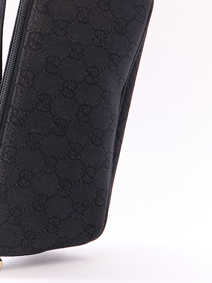 Gucci Black Monogram Pochette