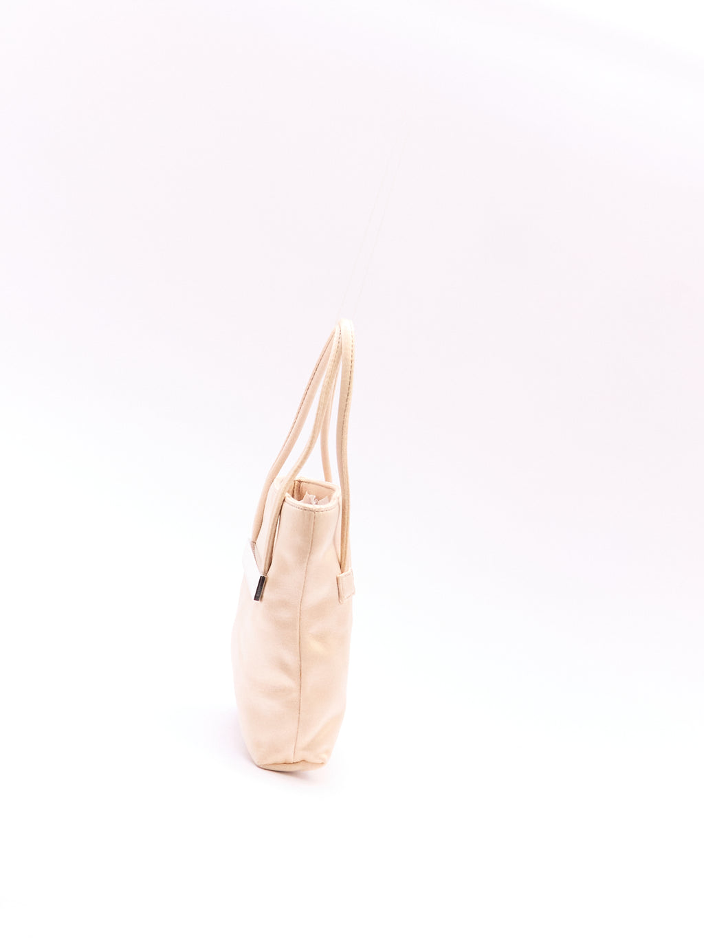 Gucci GG Beige Satin Mini Hand Bag