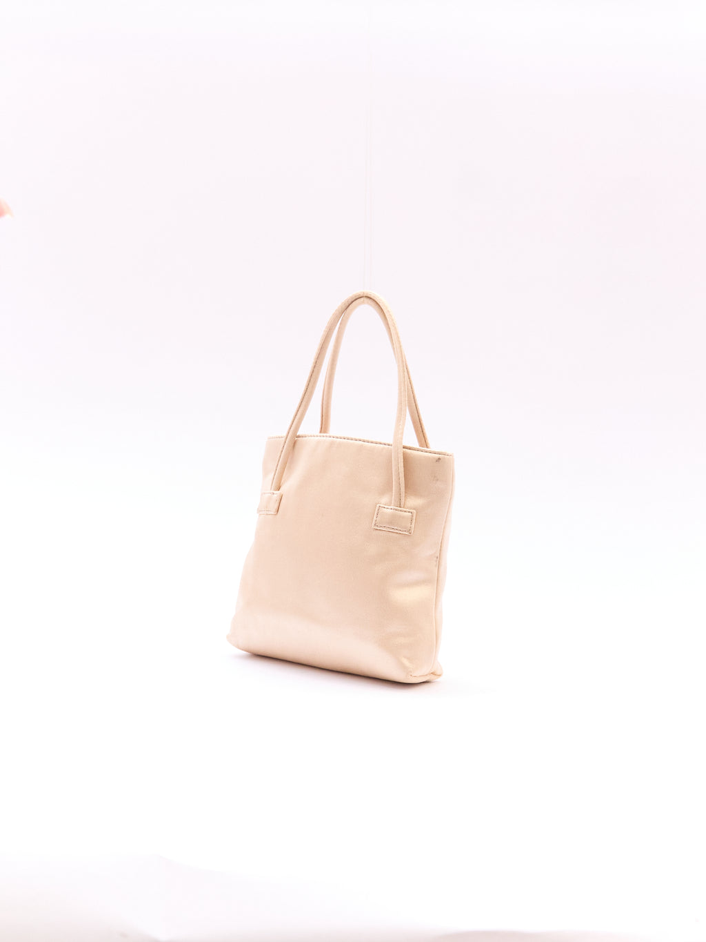 Gucci GG Beige Satin Mini Hand Bag