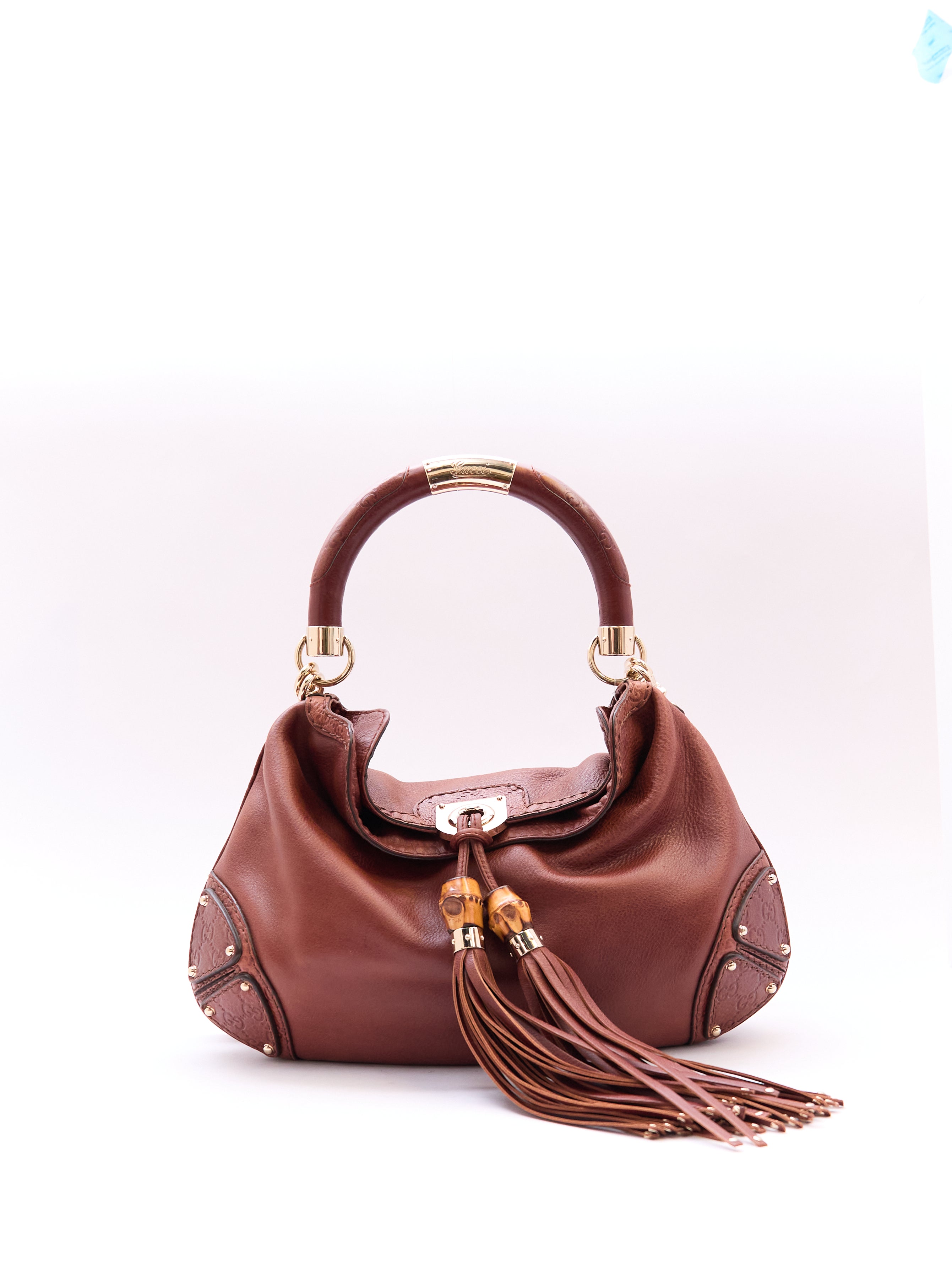 Gucci Brown Leather Indy Bag