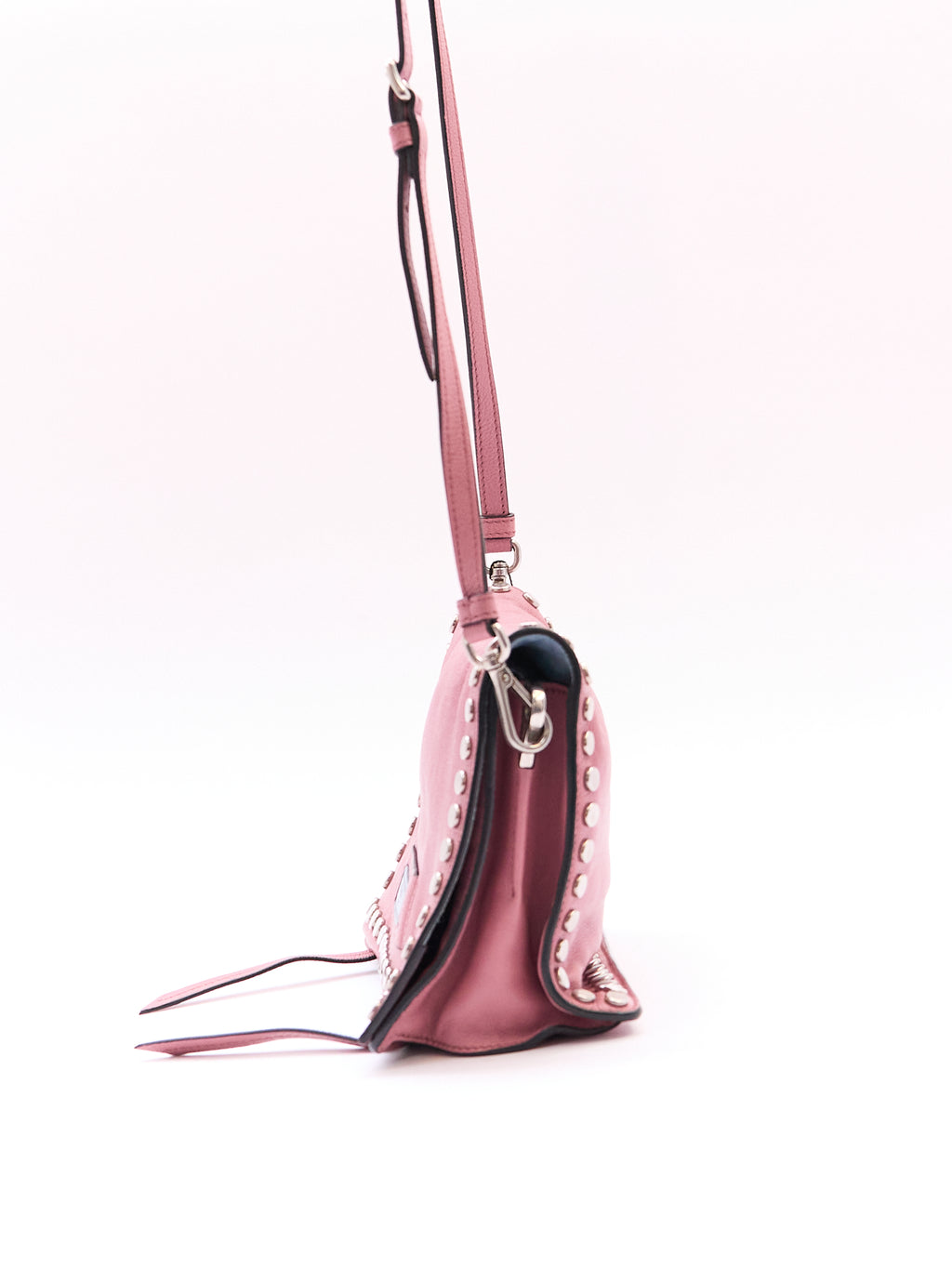 Prada Pink Studded Crossbody Bag