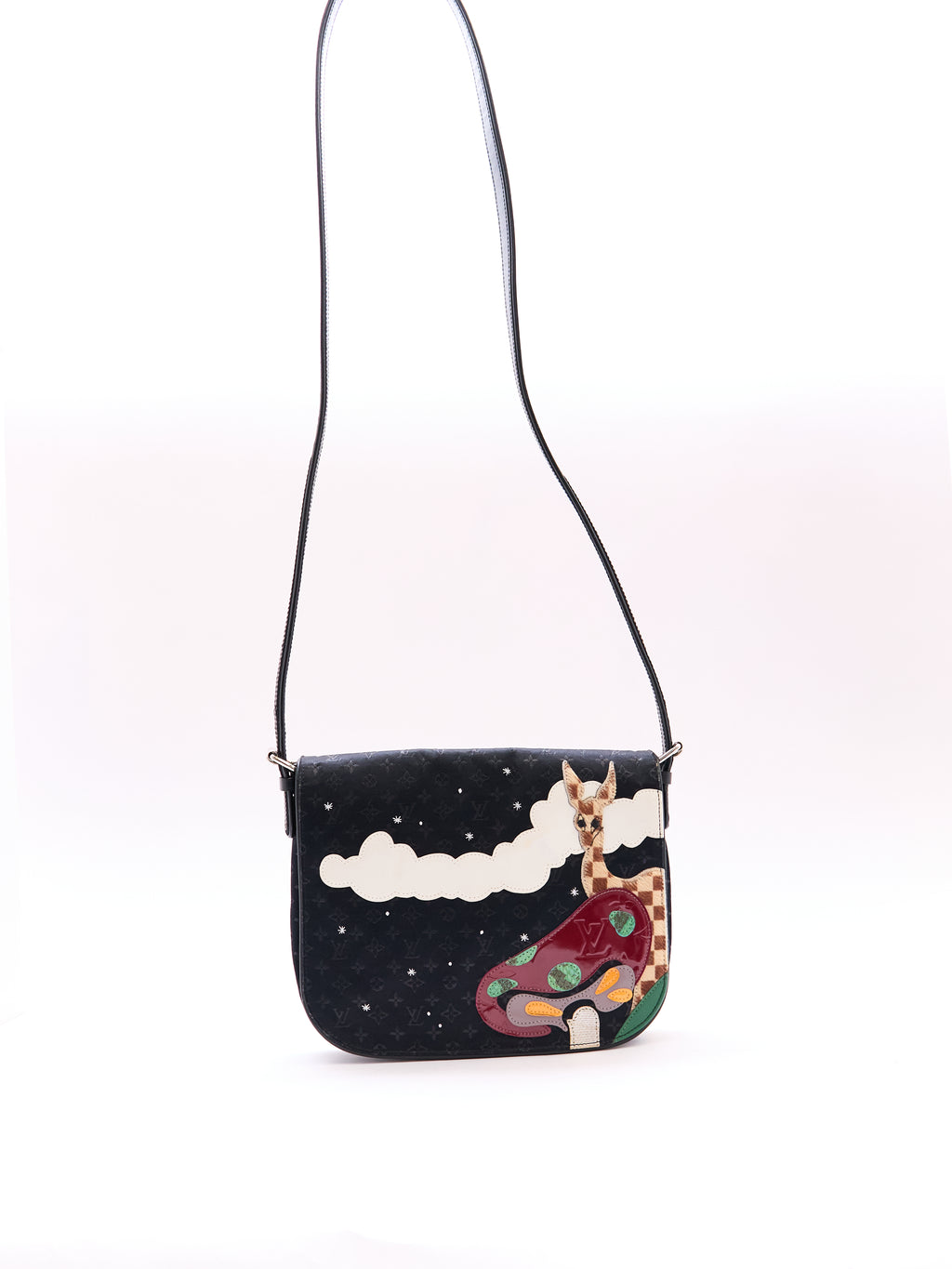 Louis Vuitton Black Monogram Patchwork Conte De Fees Musette Crossbody