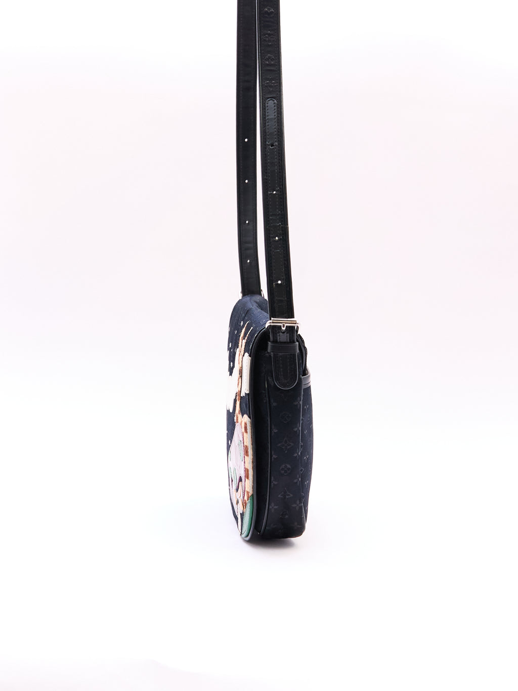Louis Vuitton Black Monogram Patchwork Conte De Fees Musette Crossbody