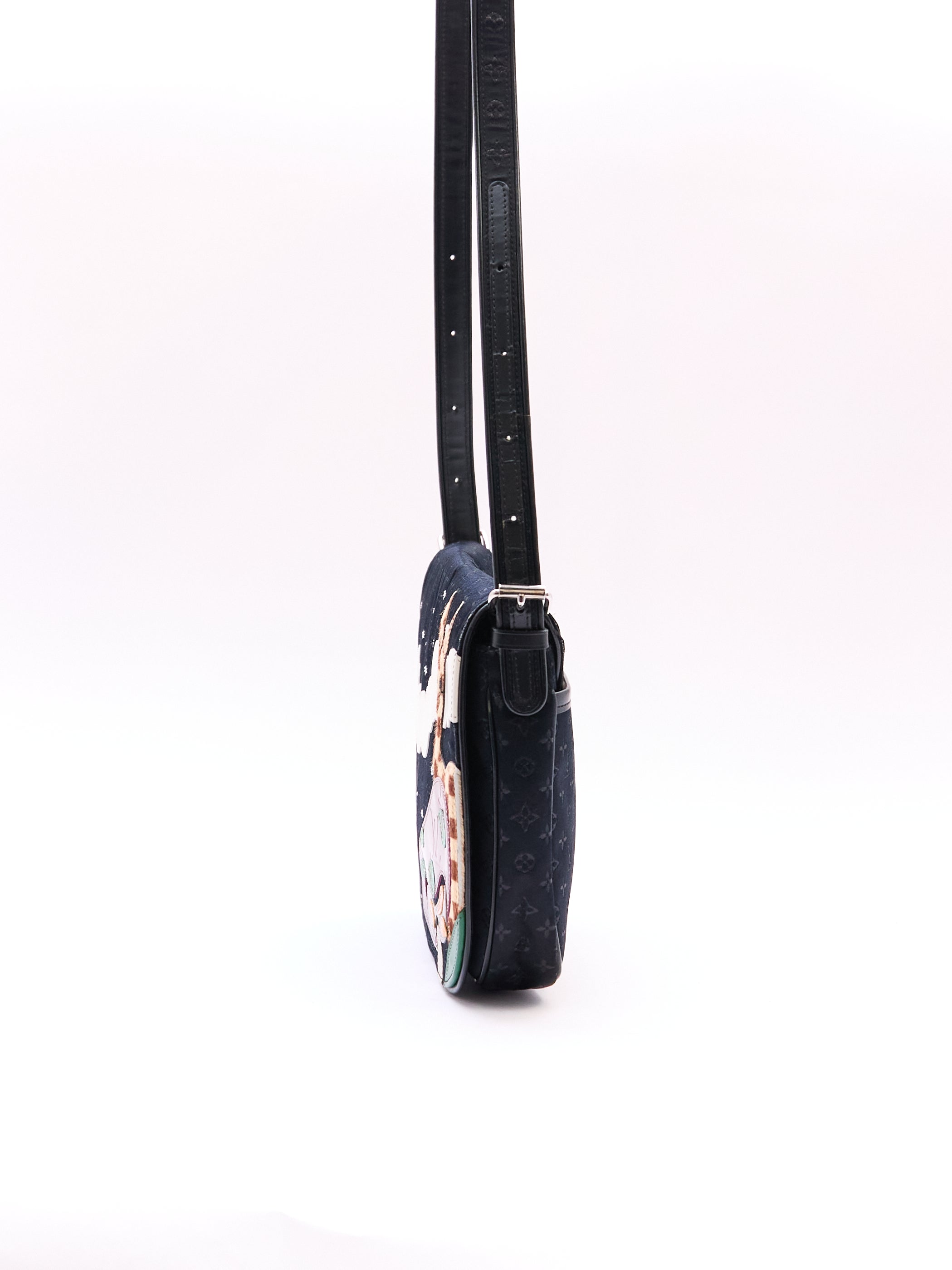 Louis Vuitton Black Monogram Patchwork Conte De Fees Musette Crossbody