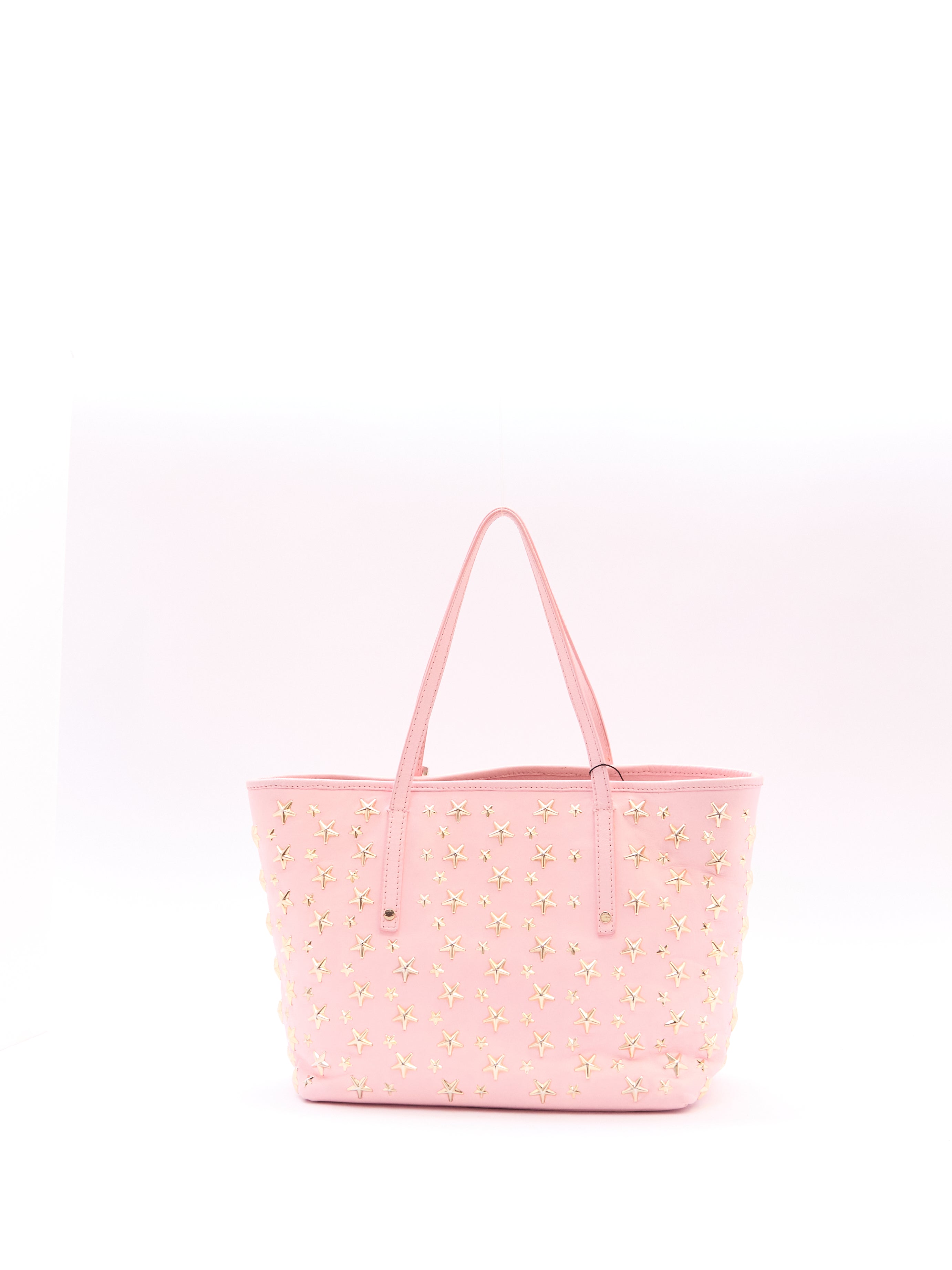 Jimmy Choo Pink Stars Studded Tote