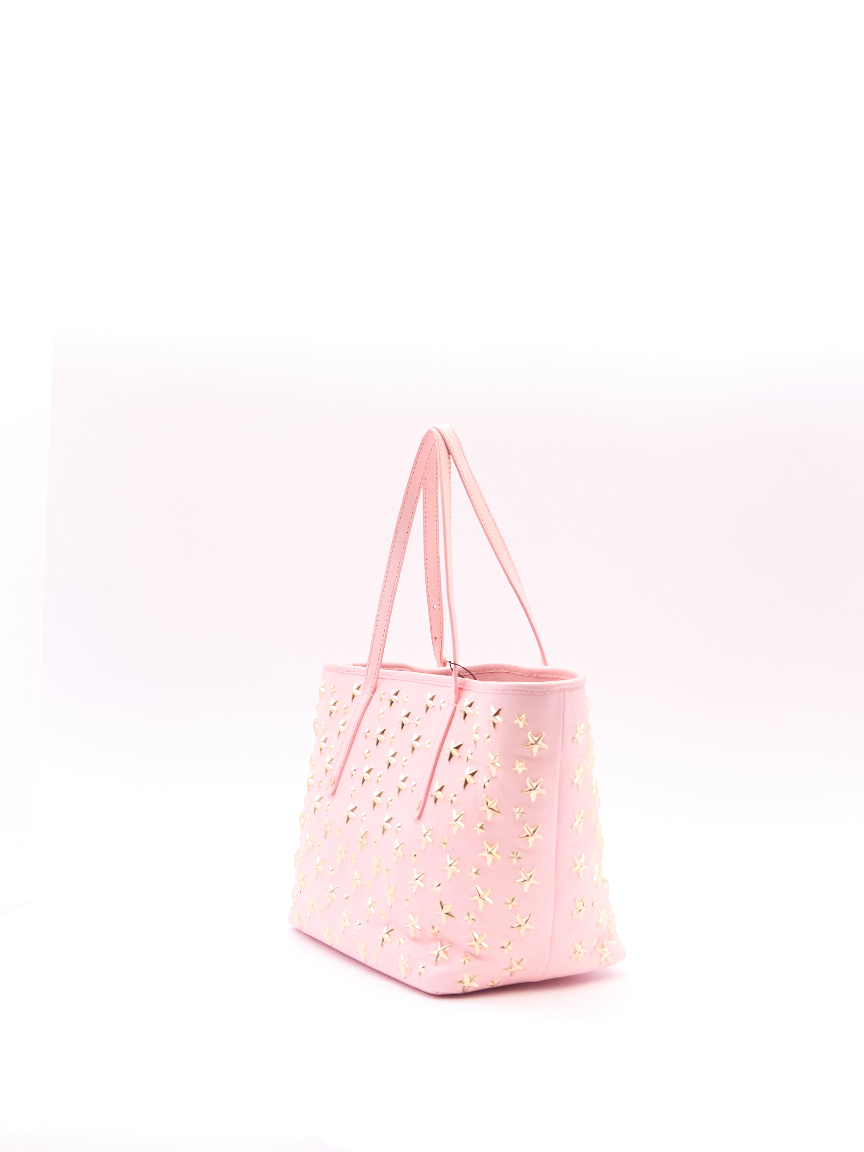 Jimmy Choo Pink Stars Studded Tote