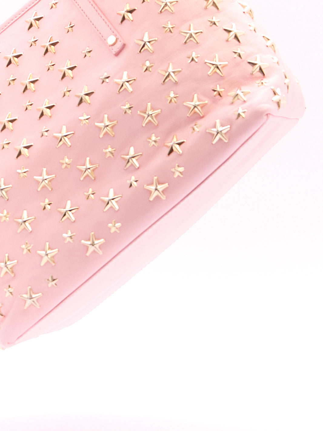 Jimmy Choo Pink Stars Studded Tote