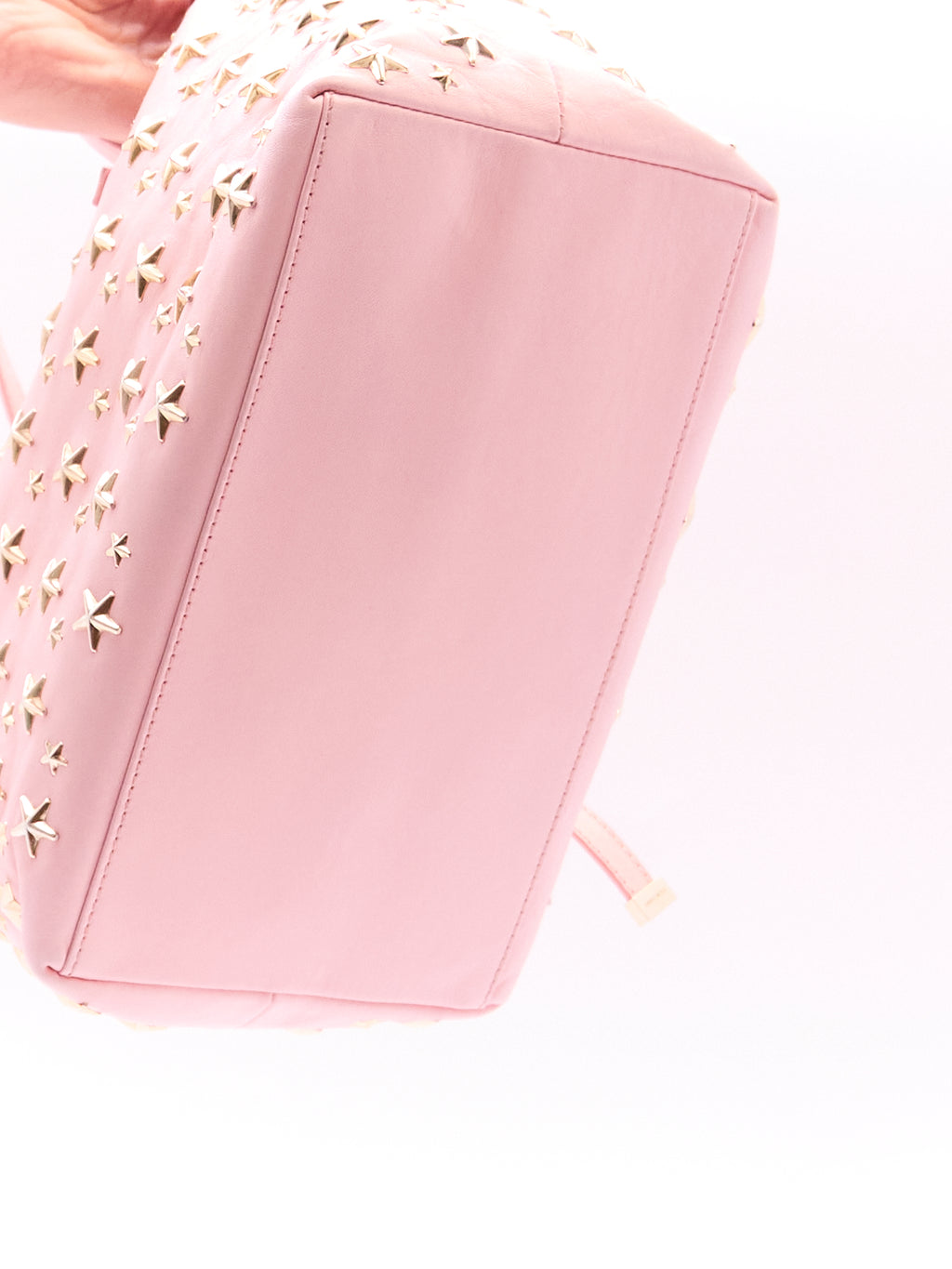 Jimmy Choo Pink Stars Studded Tote
