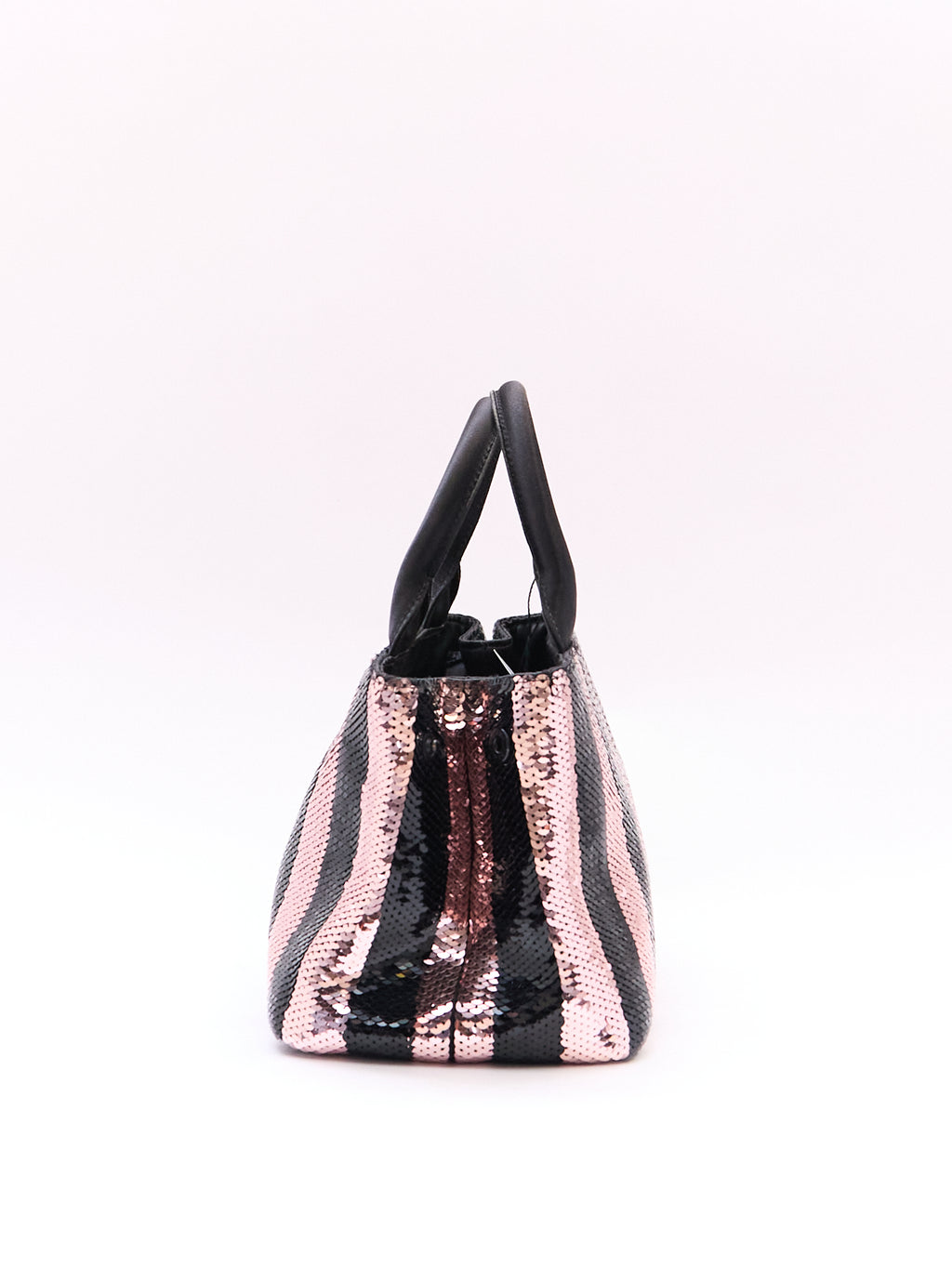 Prada Sequin Canapa Mini Tote with Crossbody