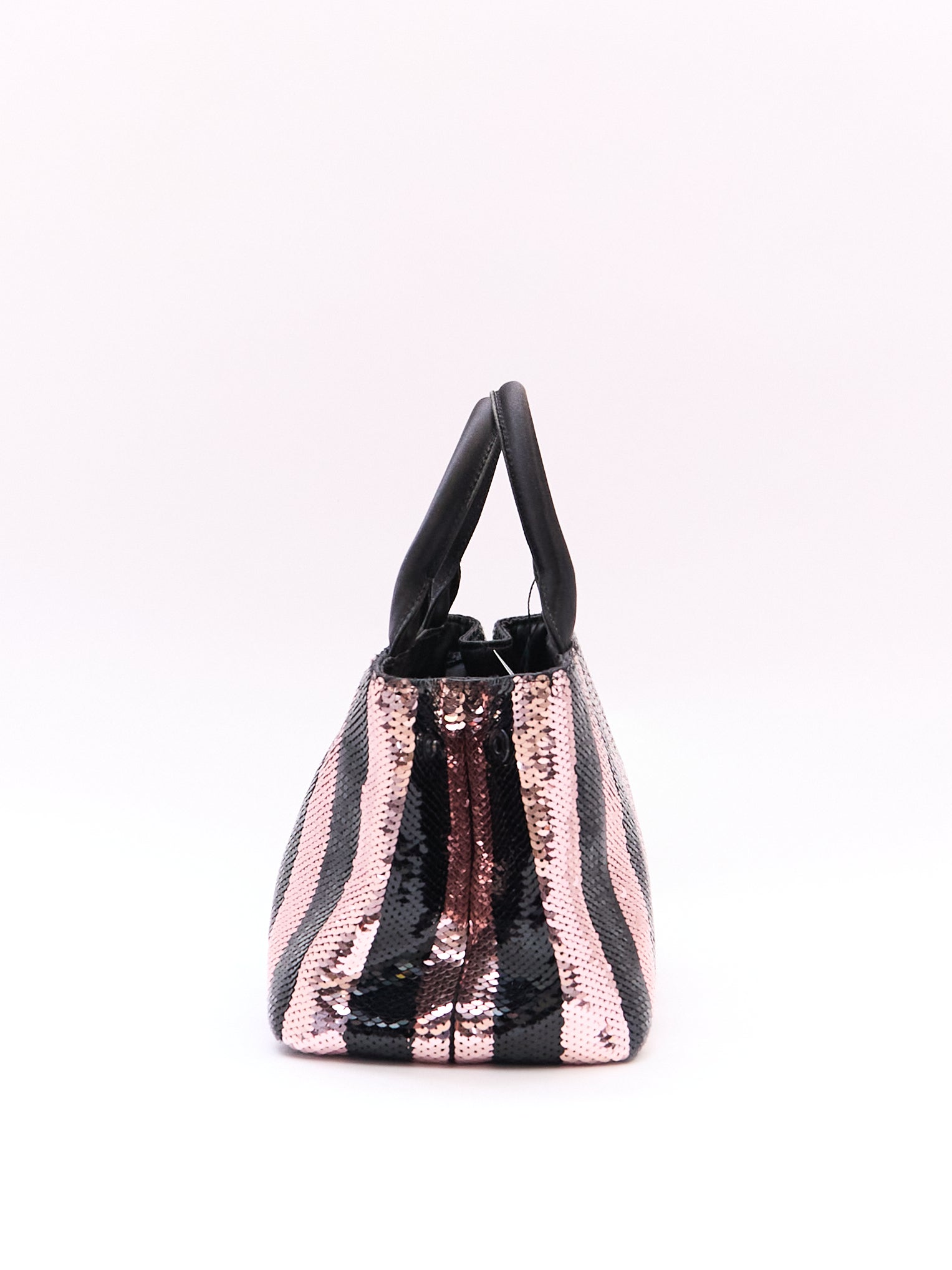 Prada Sequin Canapa Mini Tote with Crossbody