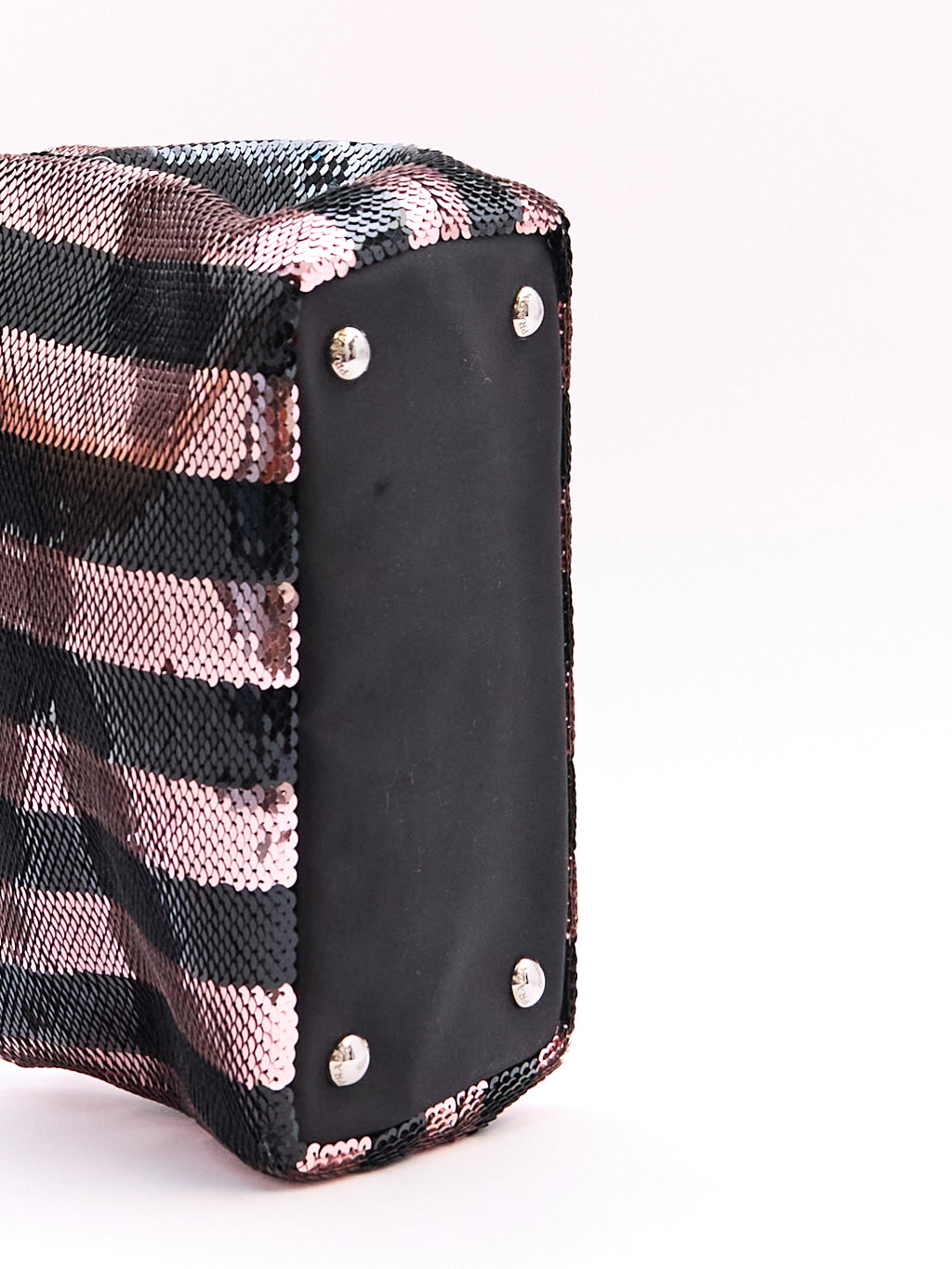 Prada Sequin Canapa Mini Tote with Crossbody