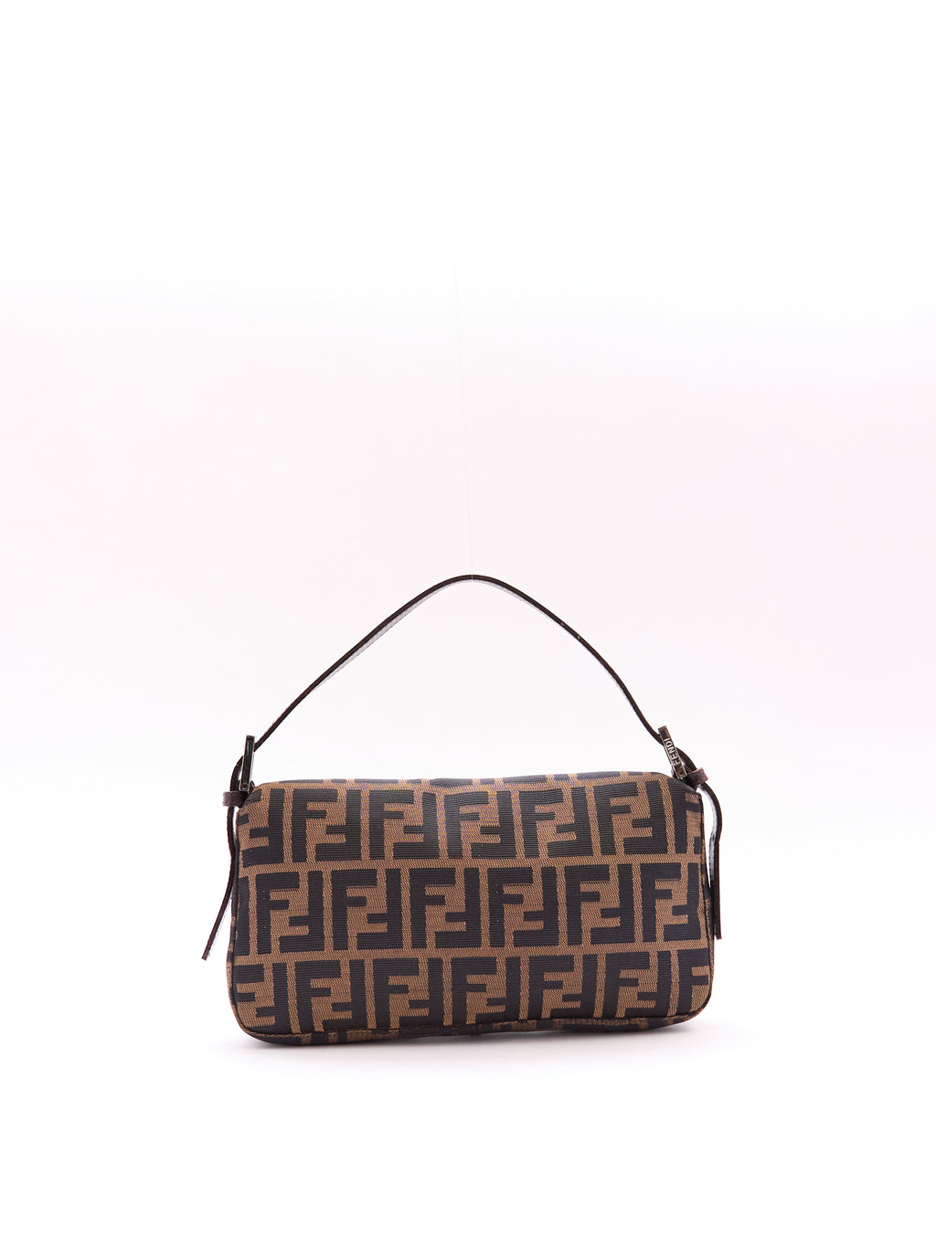 Fendi Brown  Zucca Monogram Baguette