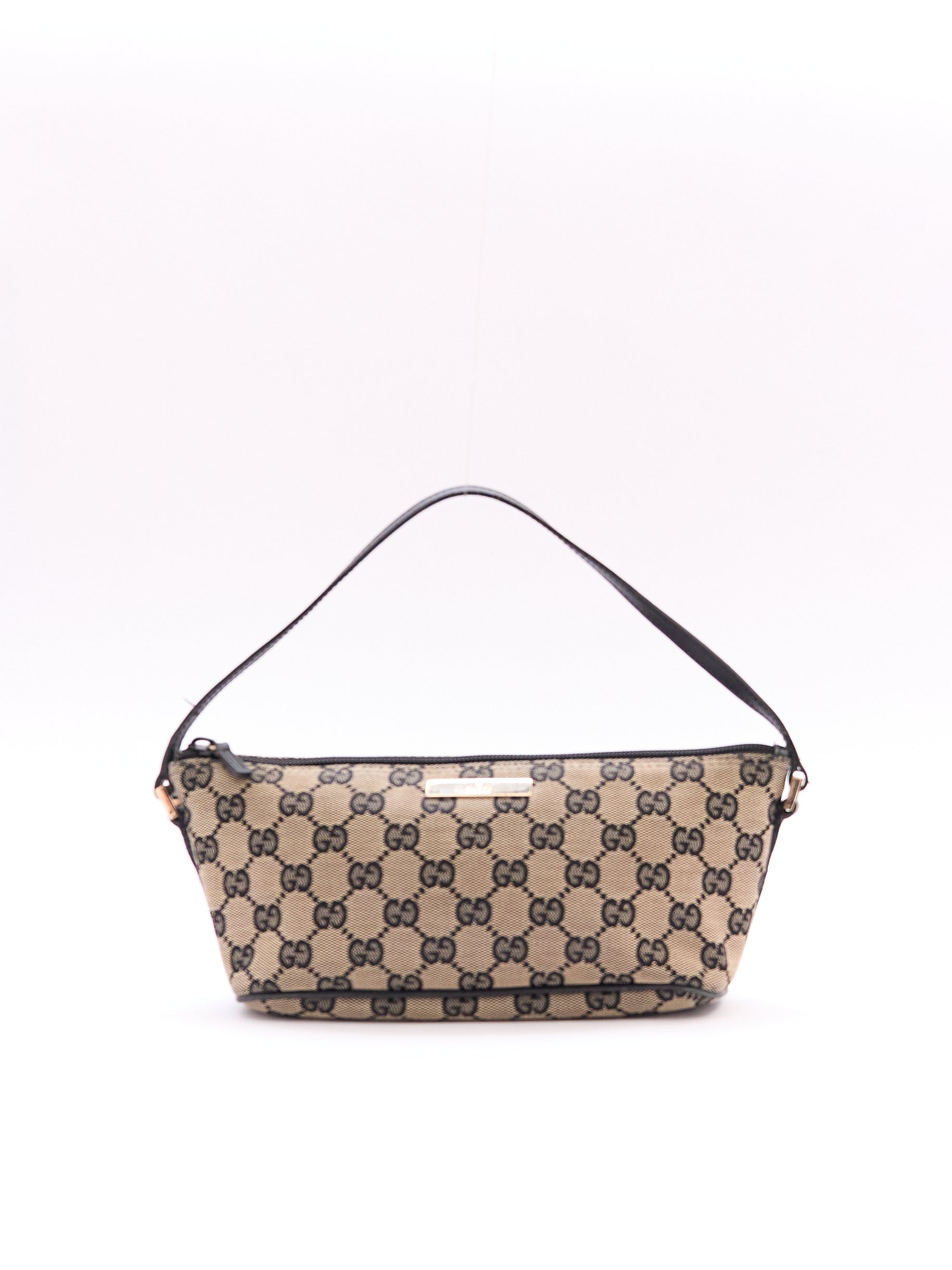 Gucci Navy Monogram Pochette