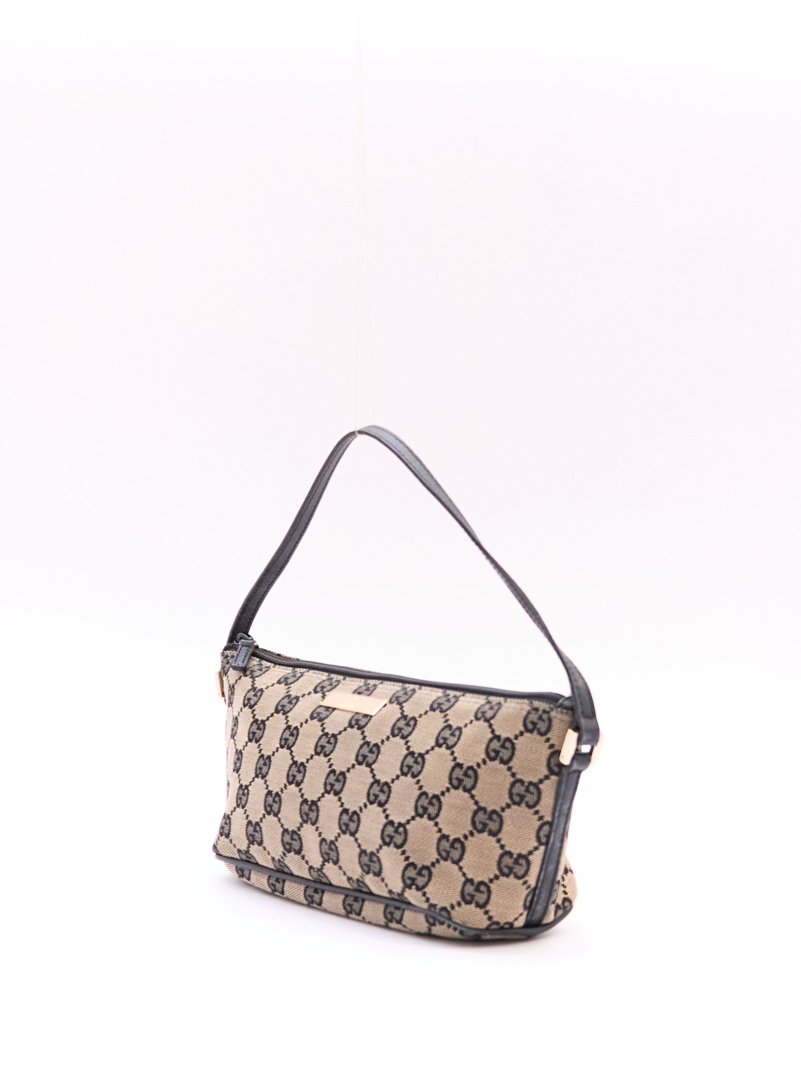 Gucci Navy Monogram Pochette