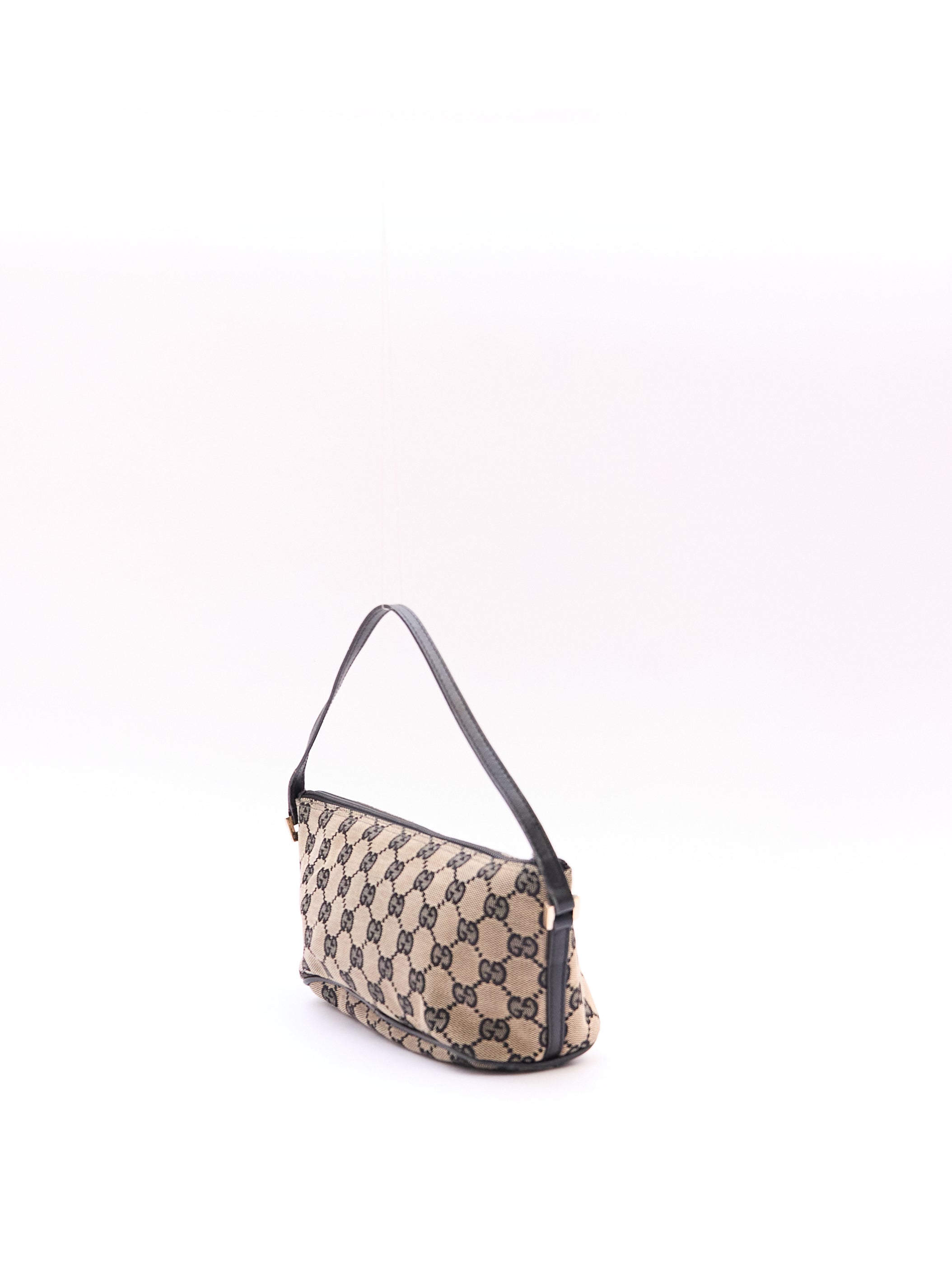 Gucci Navy Monogram Pochette