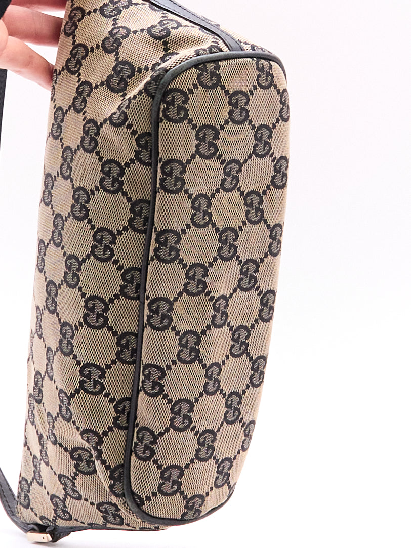 Gucci Navy Monogram Pochette
