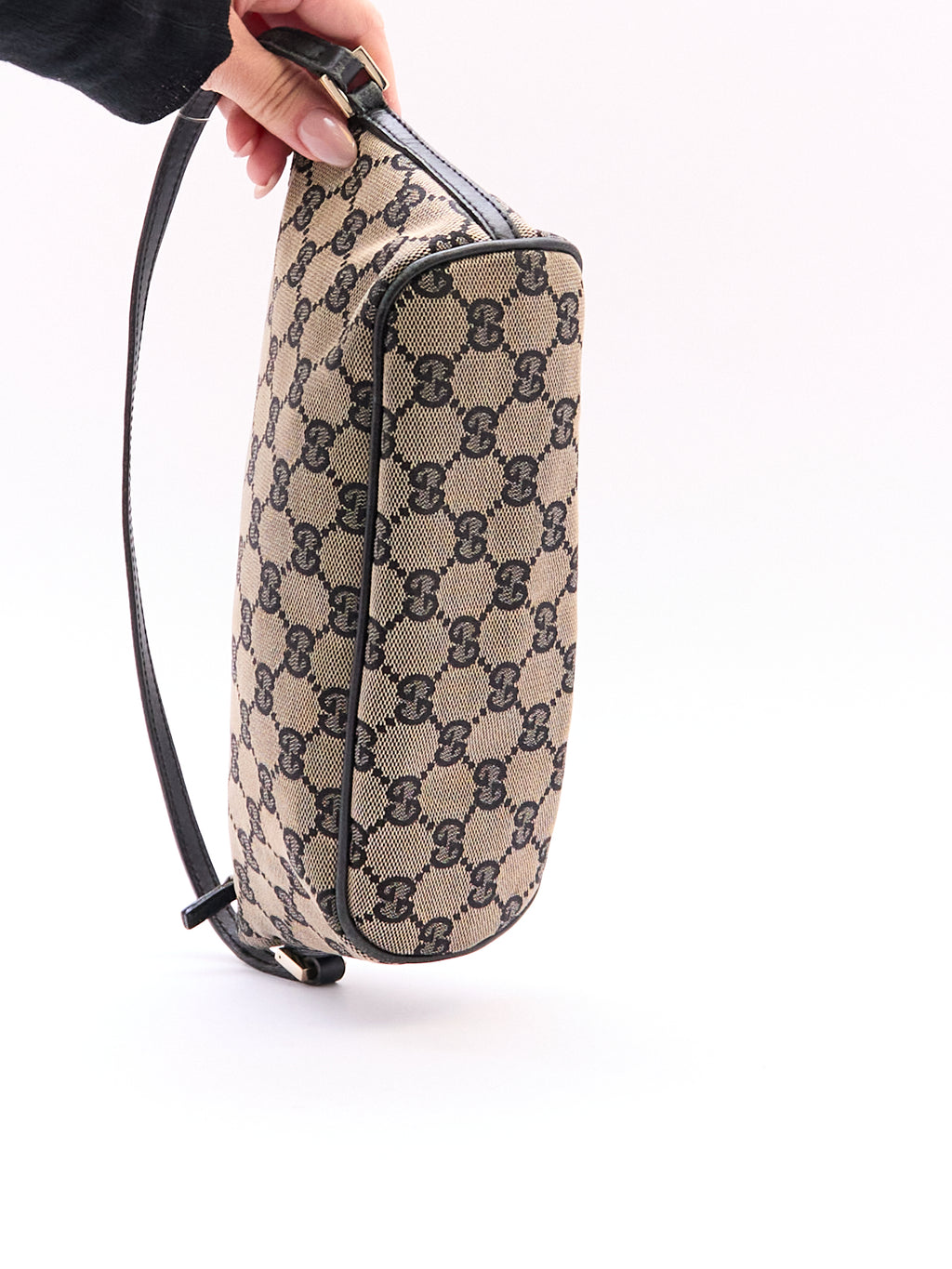 Gucci Navy Monogram Pochette