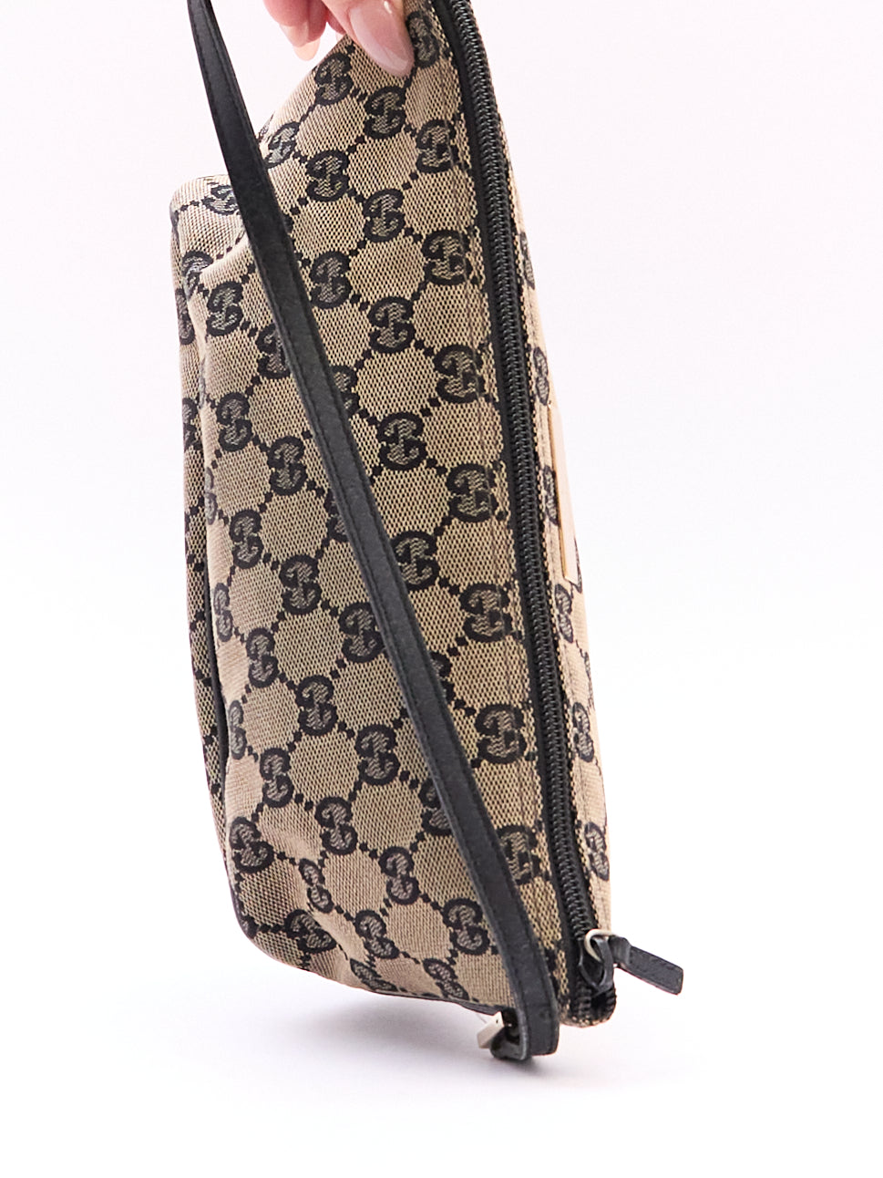 Gucci Navy Monogram Pochette