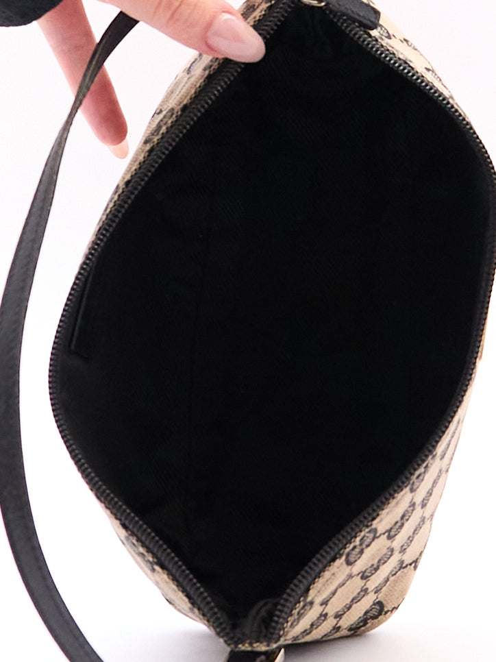 Gucci Navy Monogram Pochette