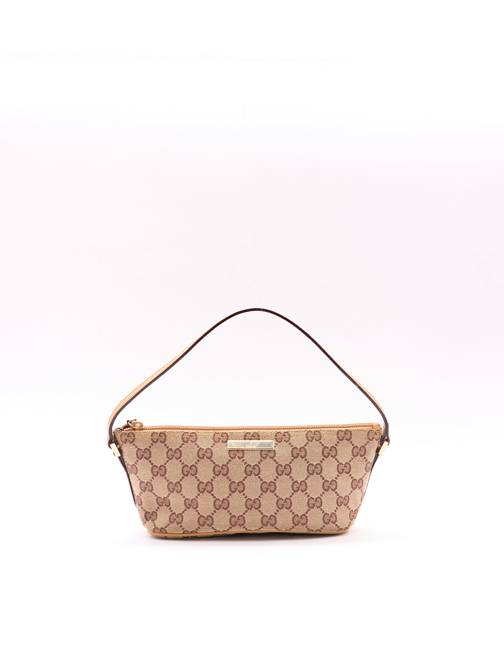 Gucci Beige Monogram Pochette