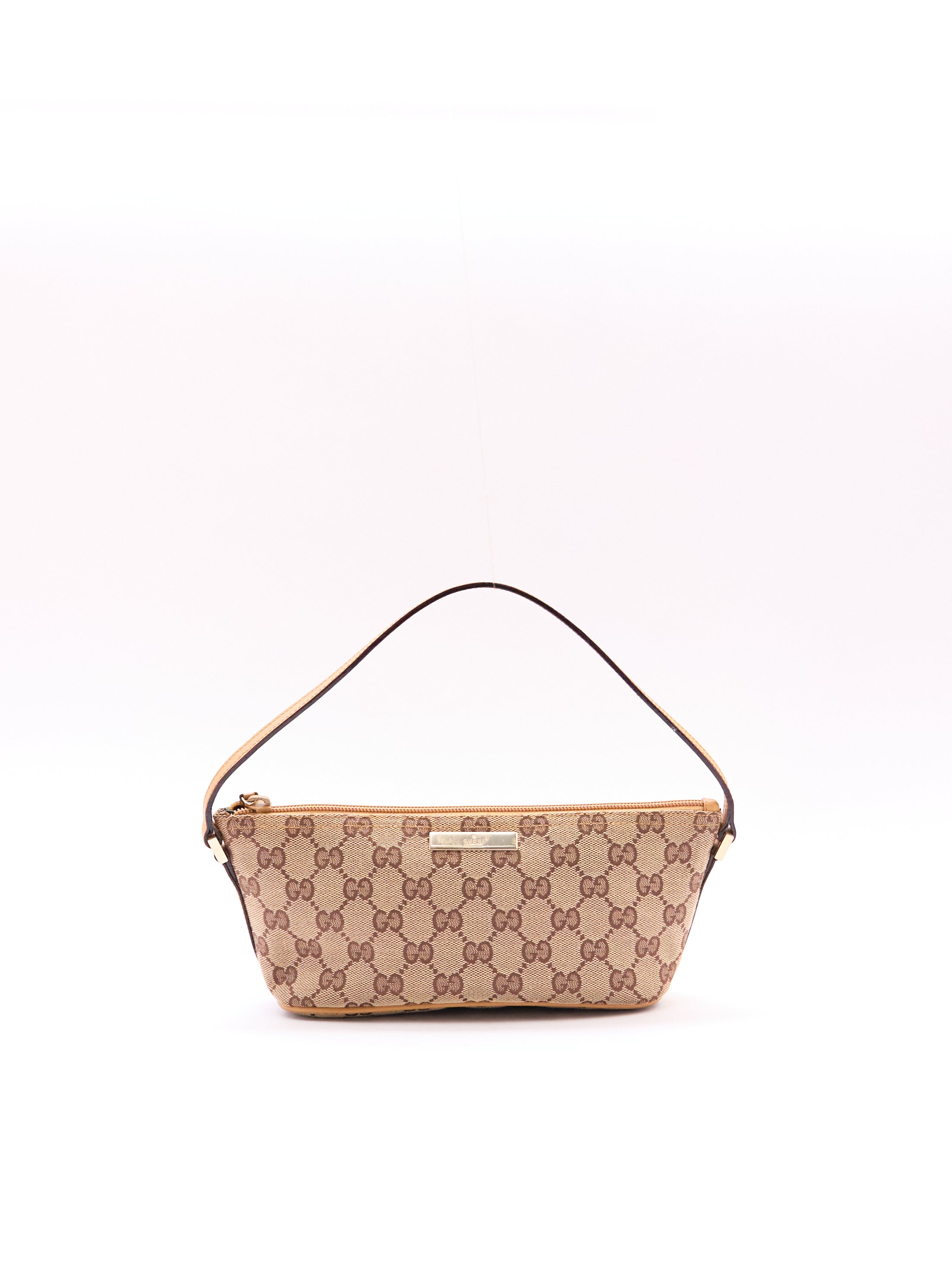 Gucci Beige Monogram Pochette