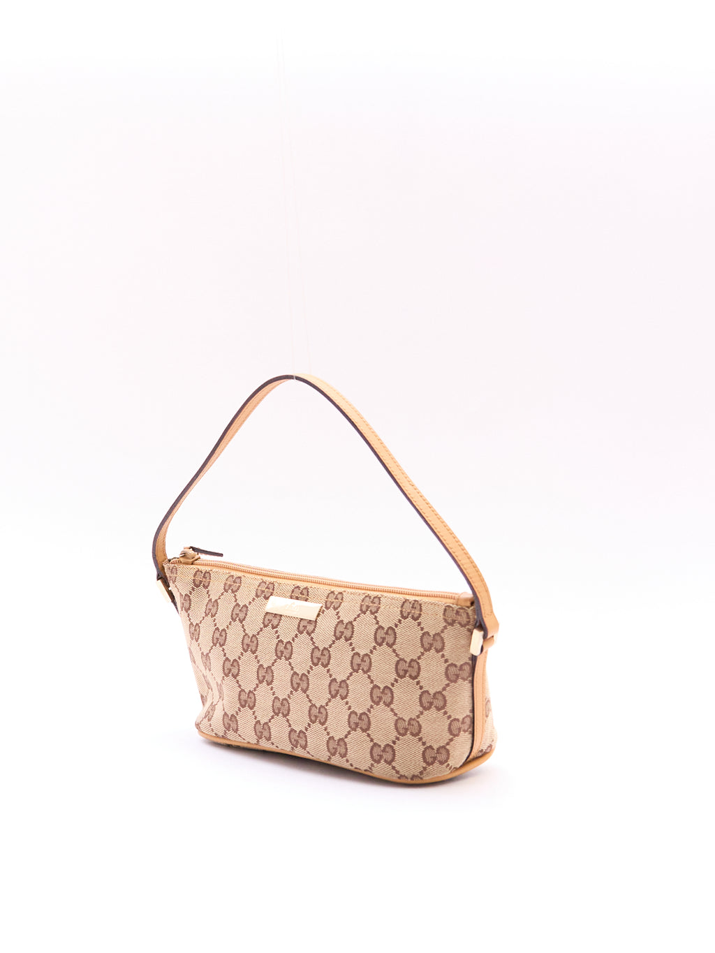 Gucci Beige Monogram Pochette