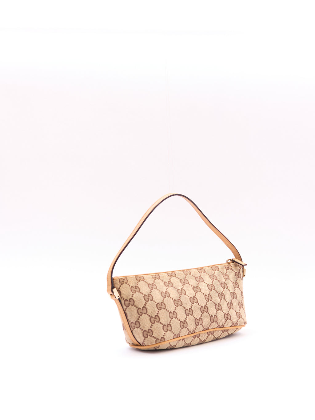 Gucci Beige Monogram Pochette