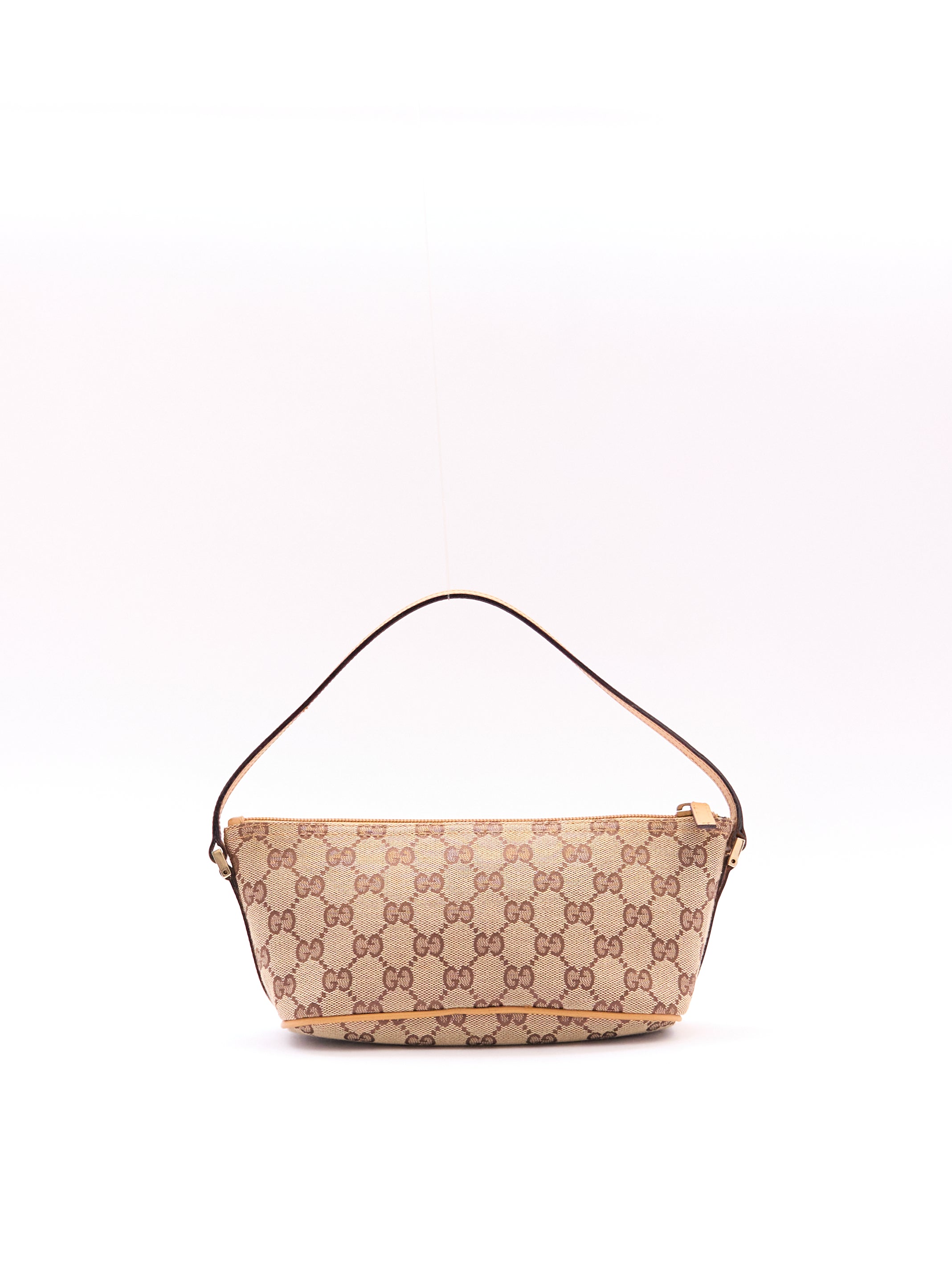 Gucci Beige Monogram Pochette