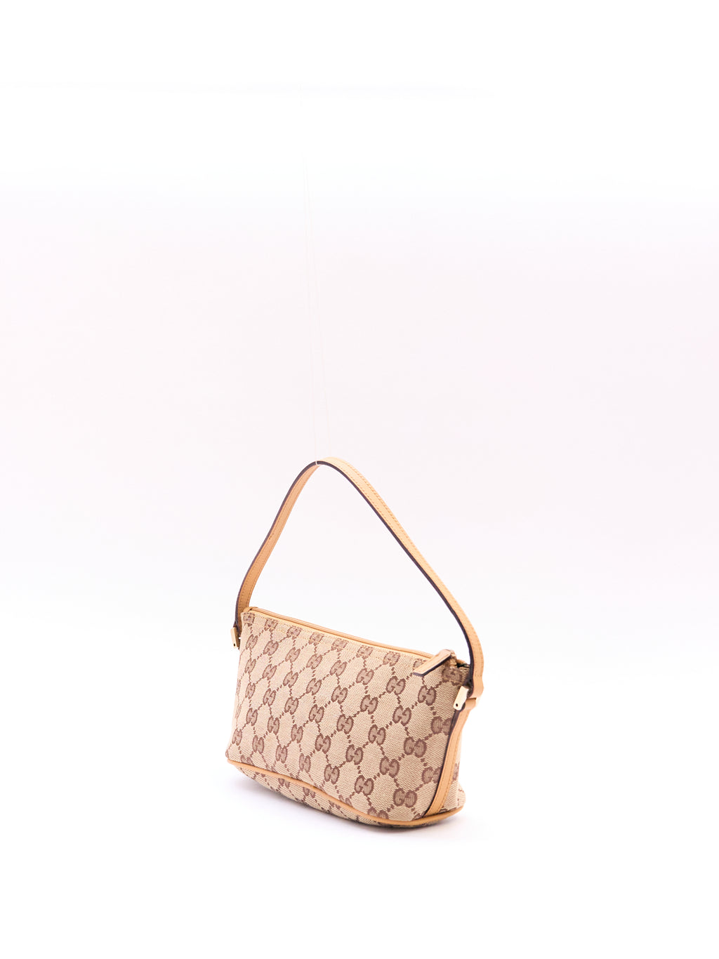 Gucci Beige Monogram Pochette