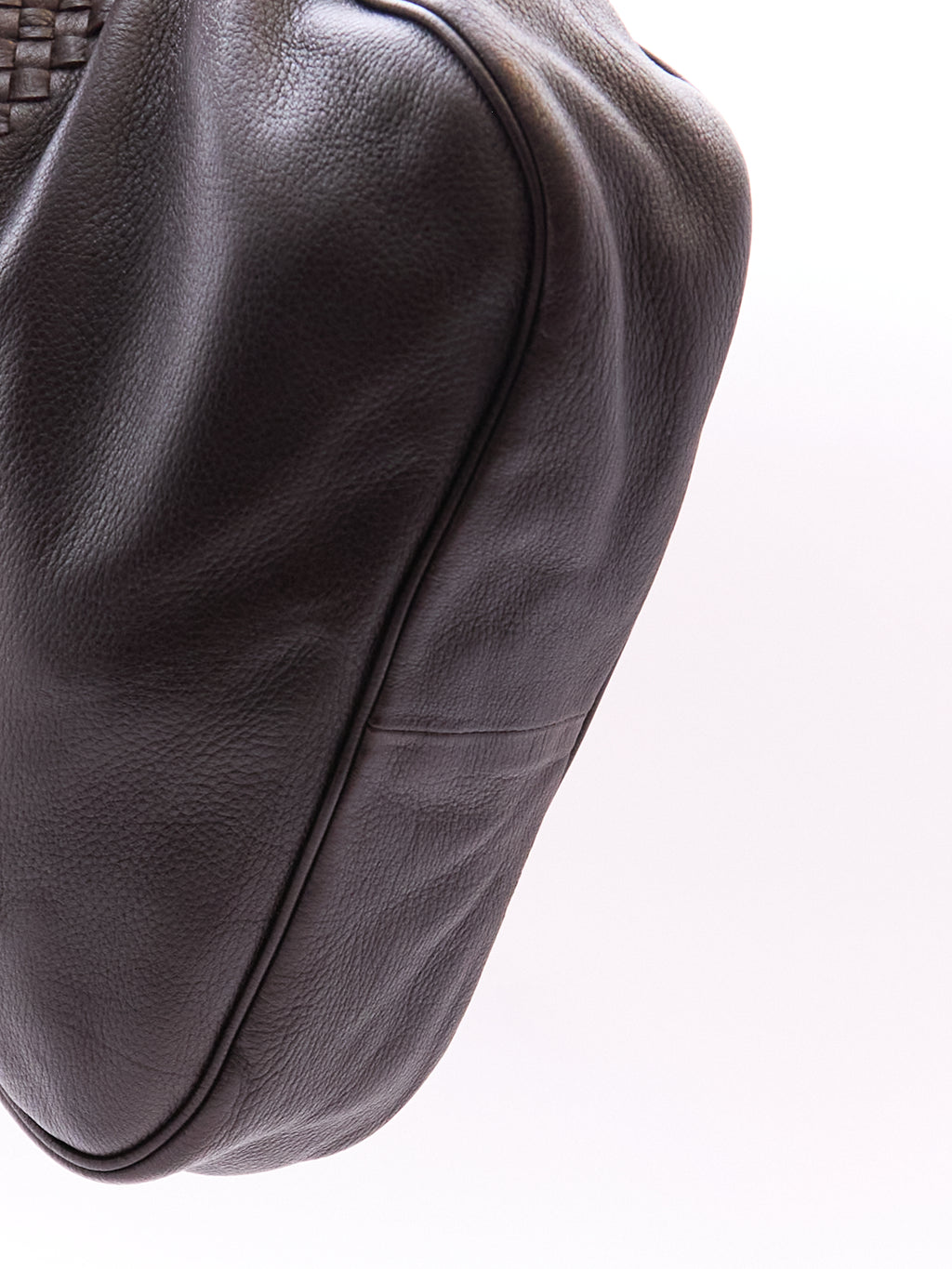 Bottega Veneta Brown Intrecciato Leather Shoulder Bag