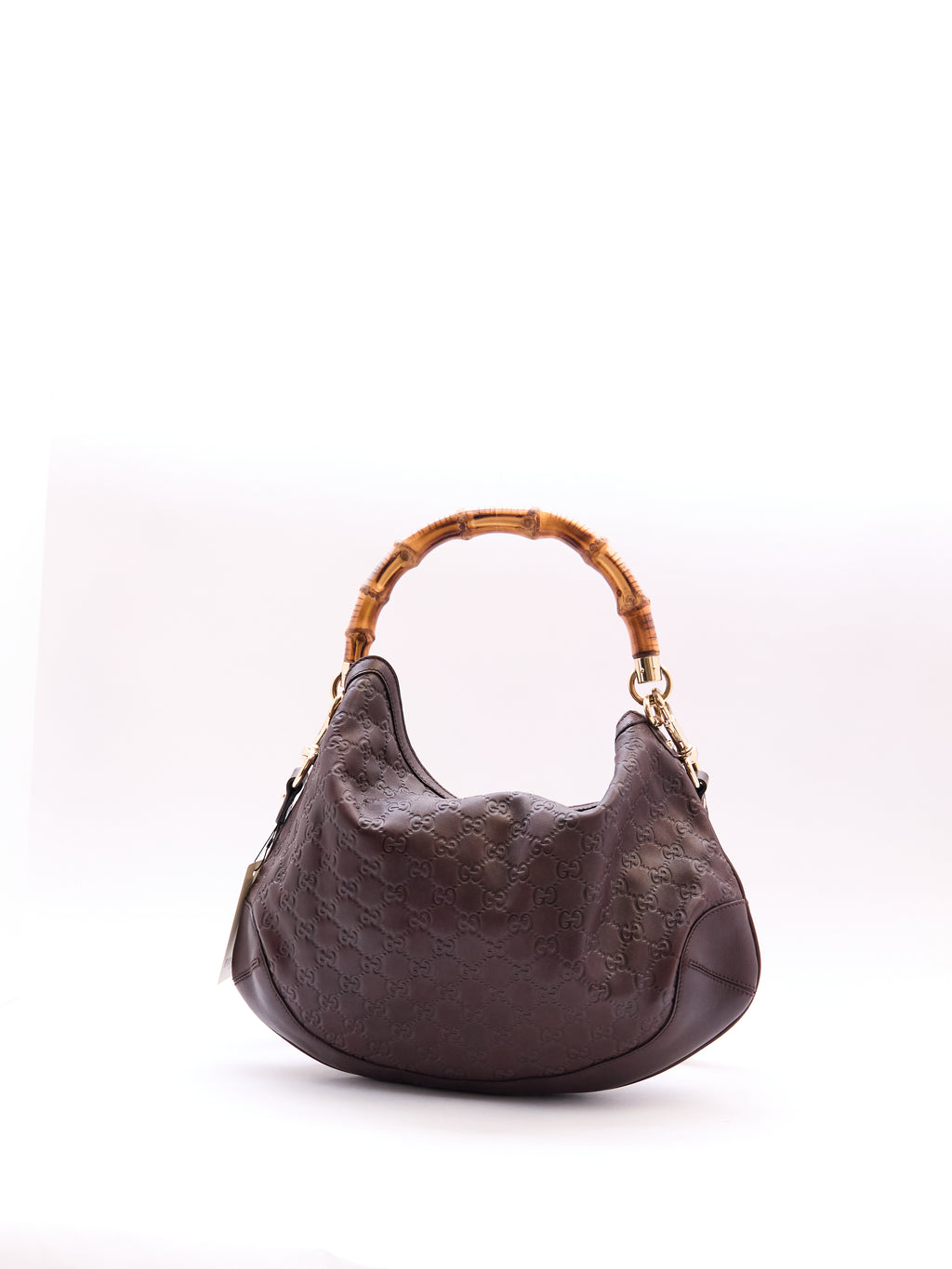 Gucci Guccissima Bamboo Handle Bag