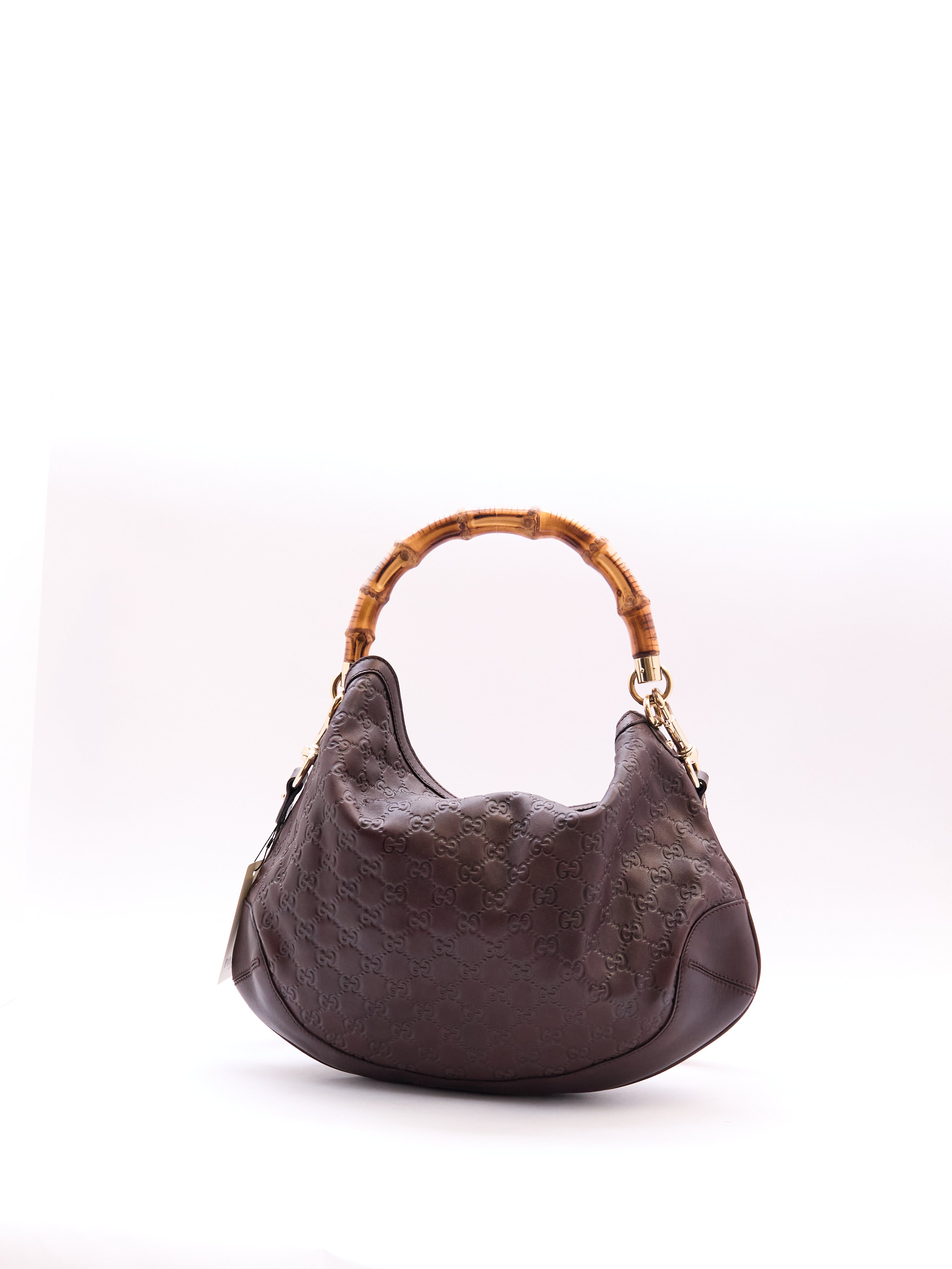 Gucci Guccissima Bamboo Handle Bag