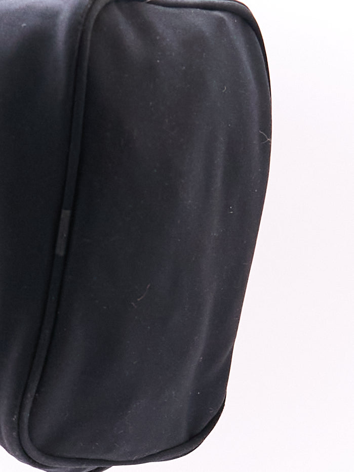 Fendi Black Nylon Mamma Baguette Bag