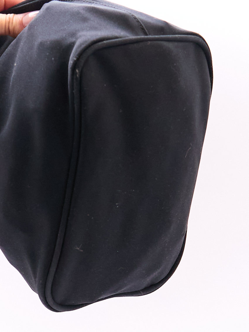 Fendi Black Nylon Mamma Baguette Bag