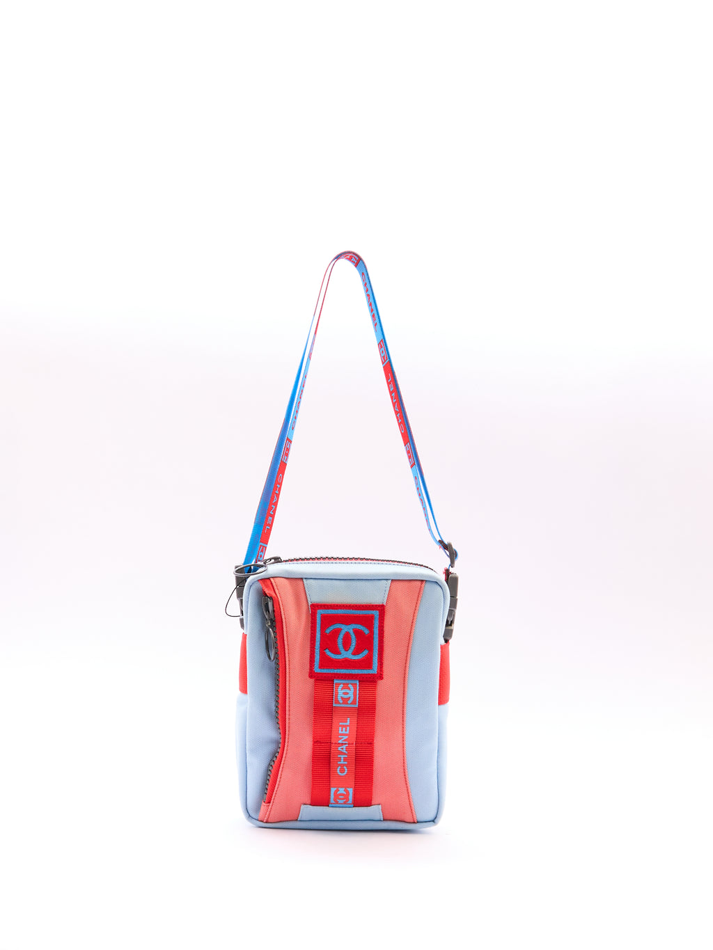 Chanel Sport Blue Orange Shoulder Bag