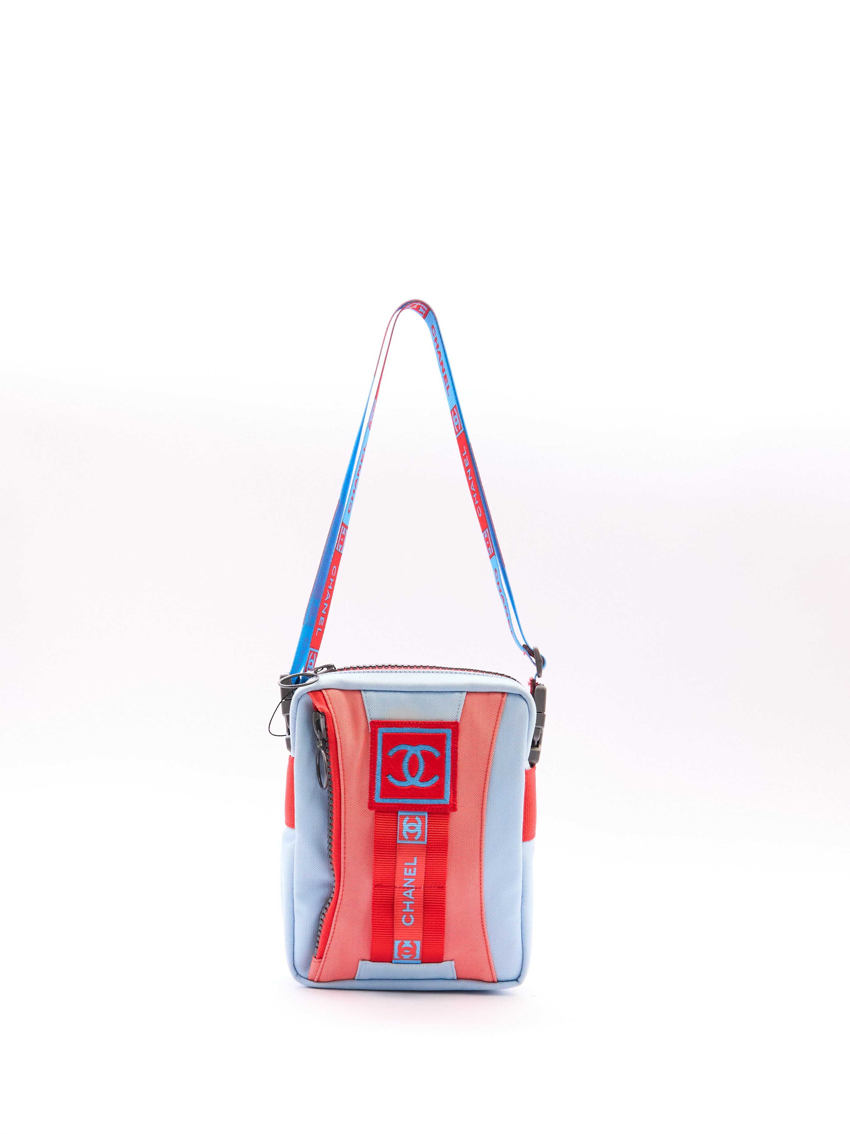 Chanel Sport Blue Orange Shoulder Bag