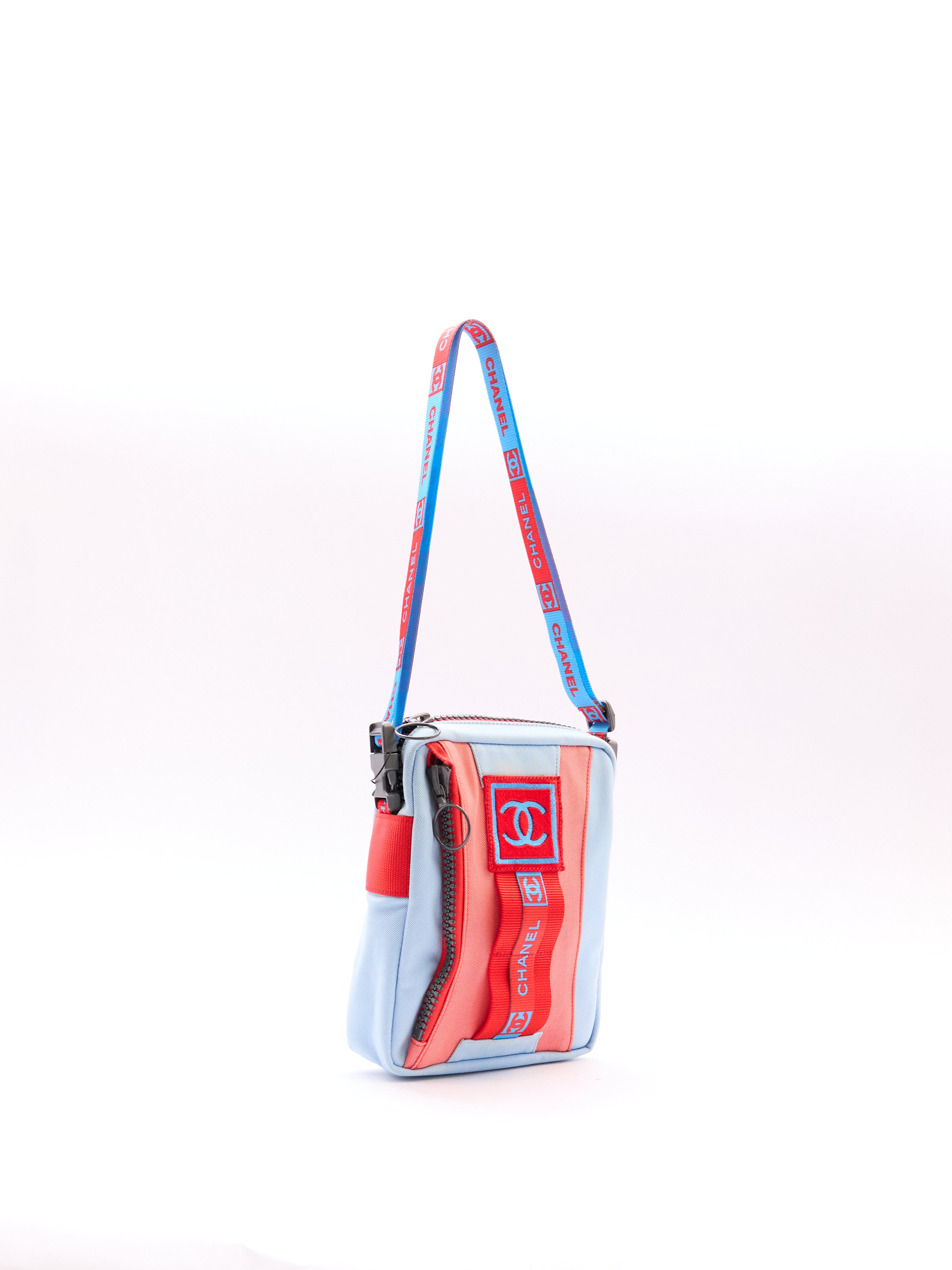 Chanel Sport Blue Orange Shoulder Bag