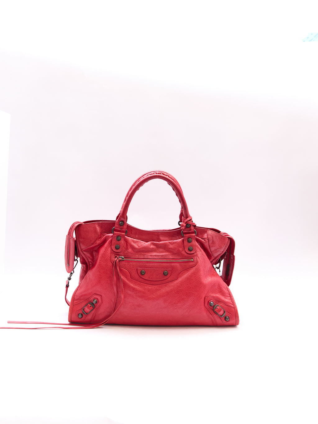 Balenciaga Red City Bag
