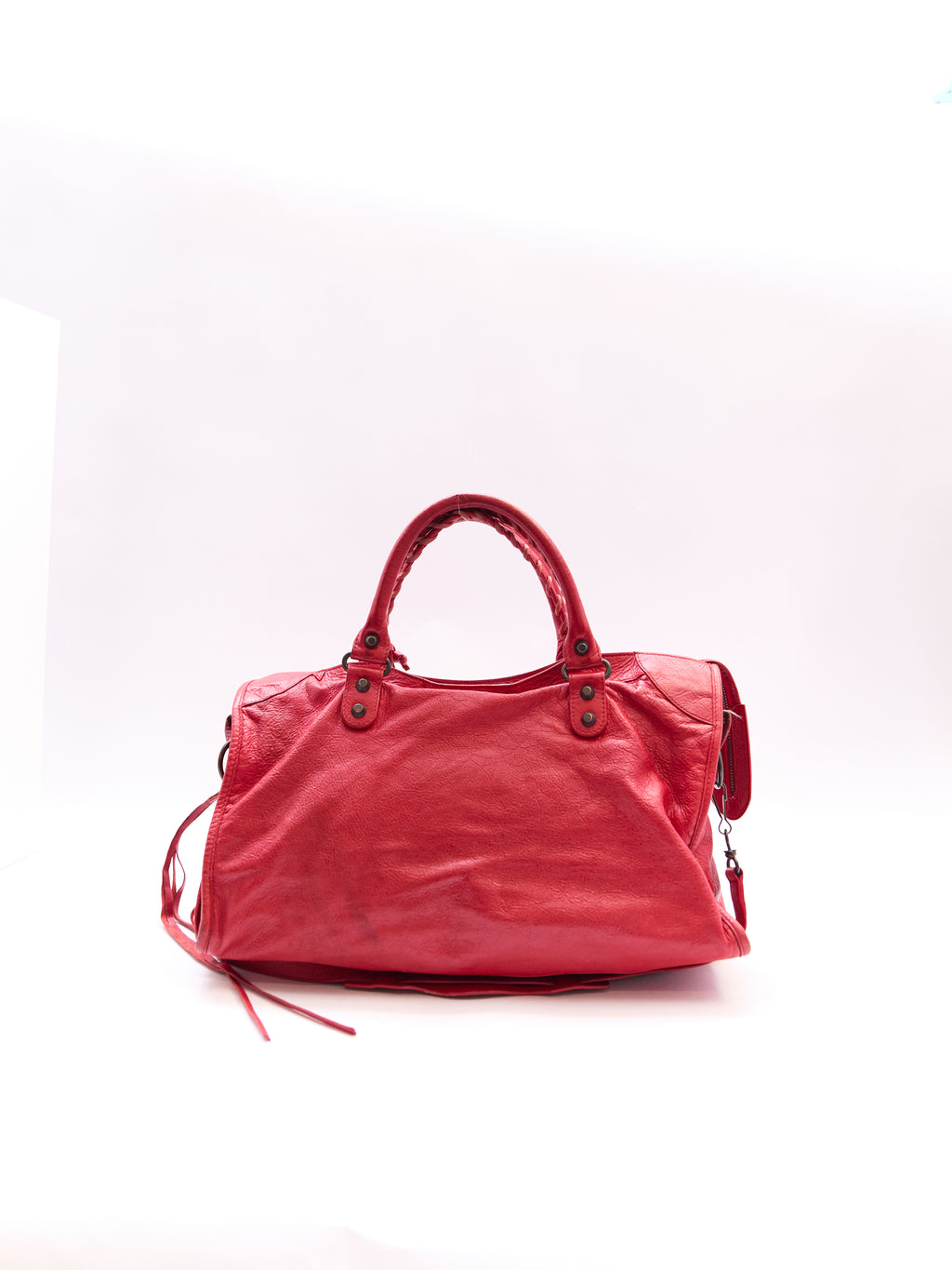 Balenciaga Red City Bag
