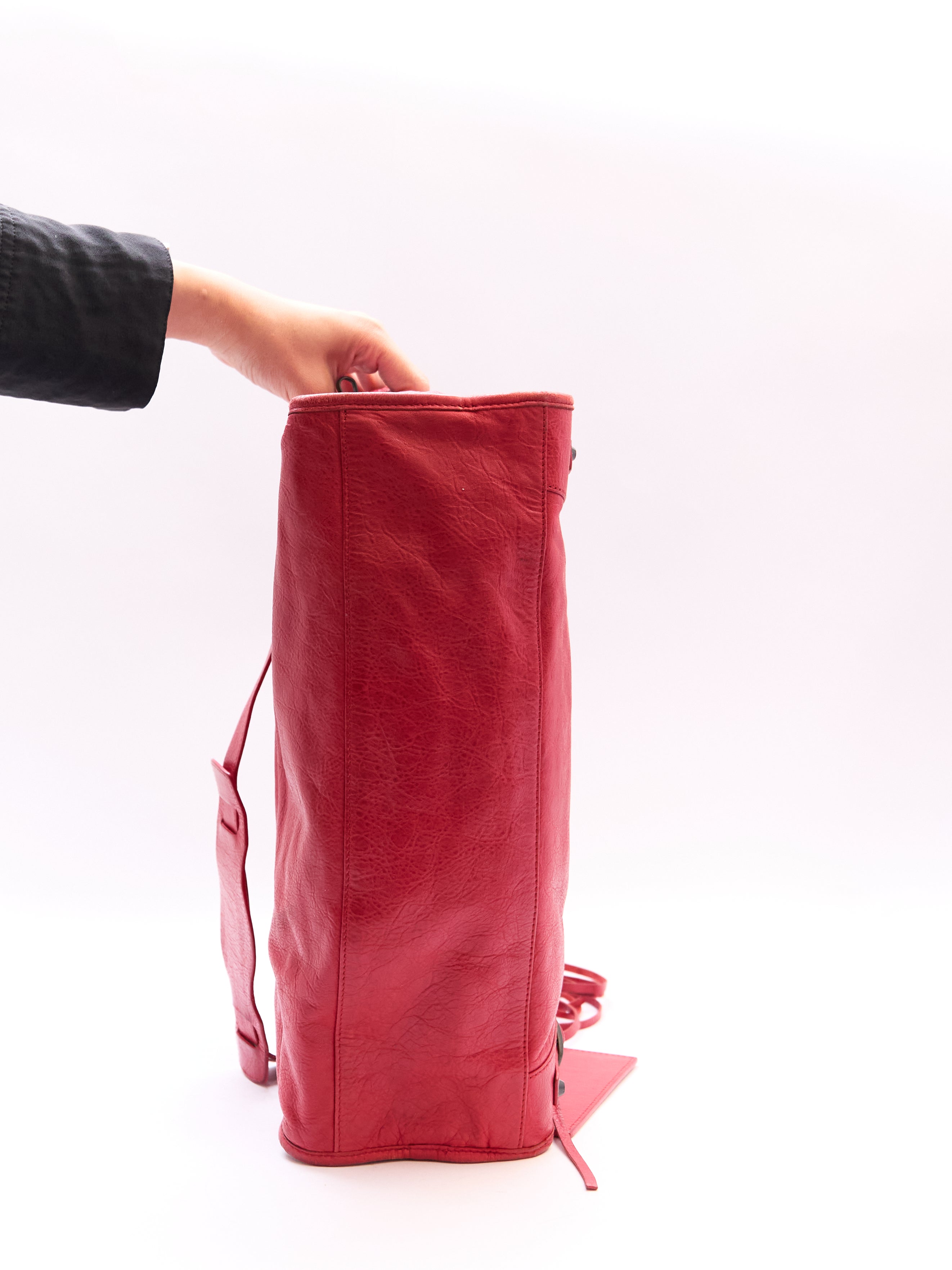 Balenciaga Red City Bag